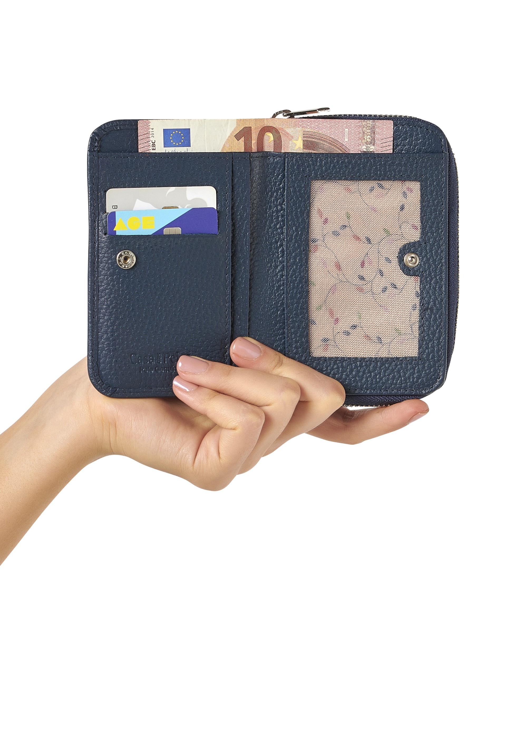 Carteira em pele 8055