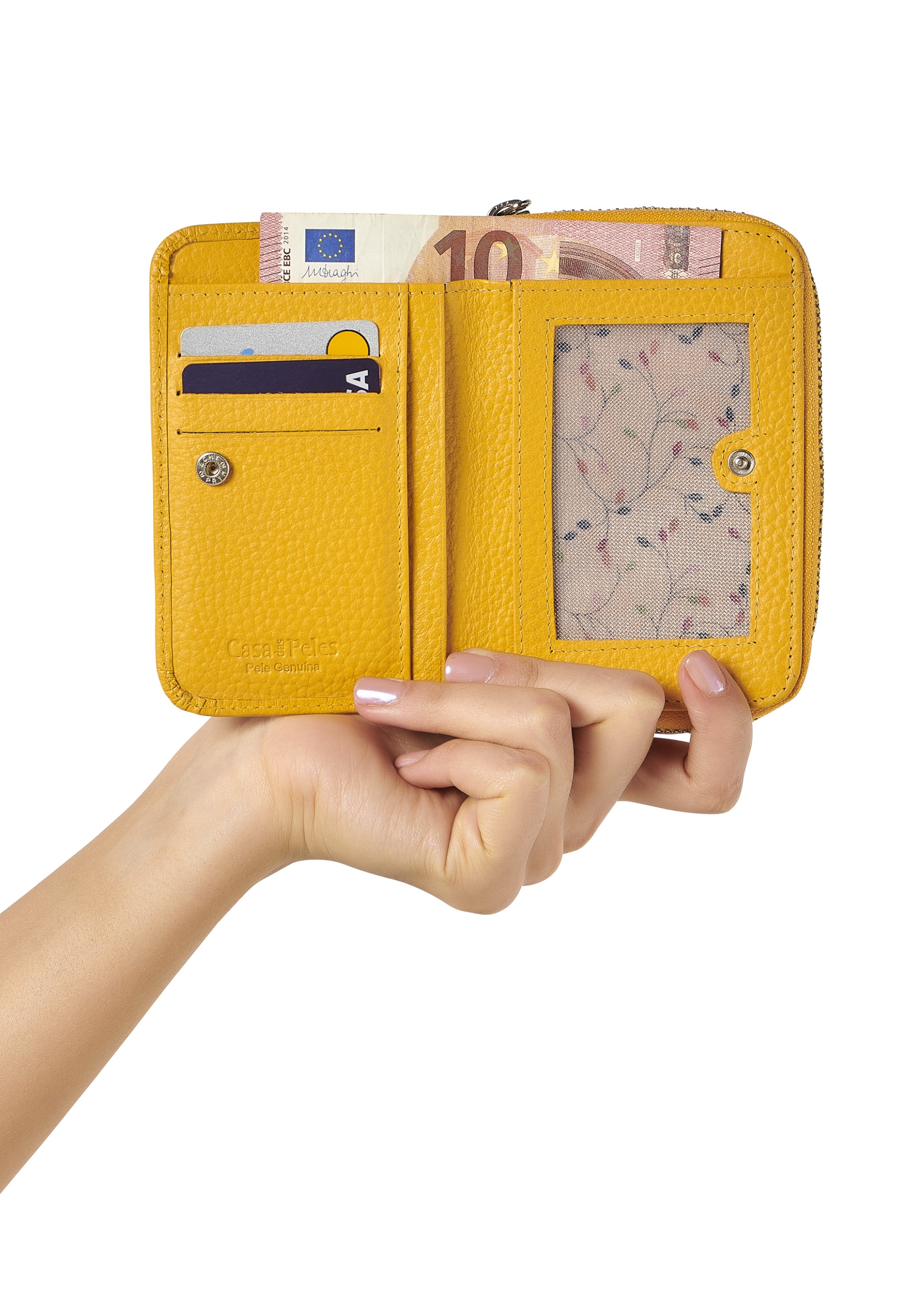 Carteira em pele 8055