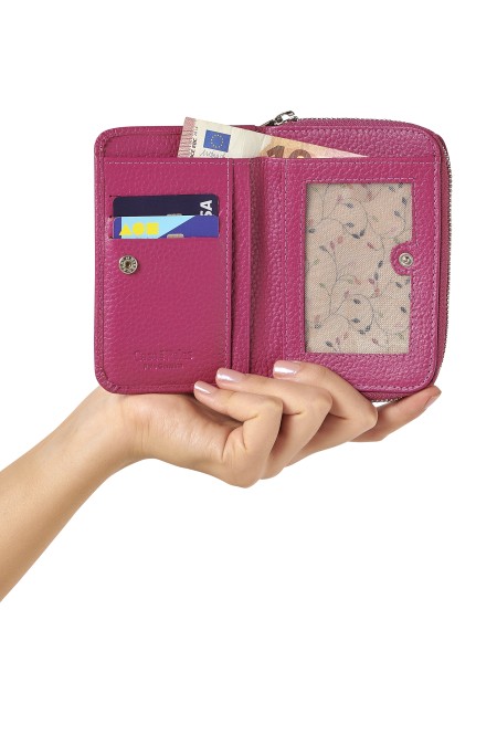 Carteira em pele 8055 Carteira em pele 8055