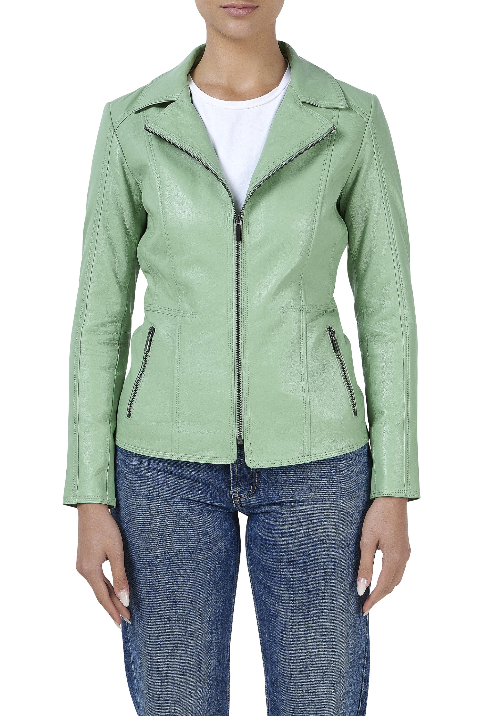 Casaco em pele Mirella