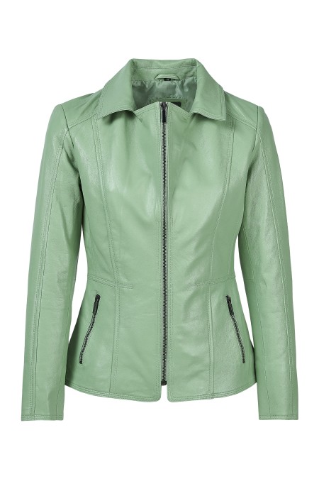 Casaco em pele Mirella