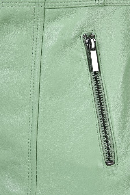 Casaco em pele Mirella