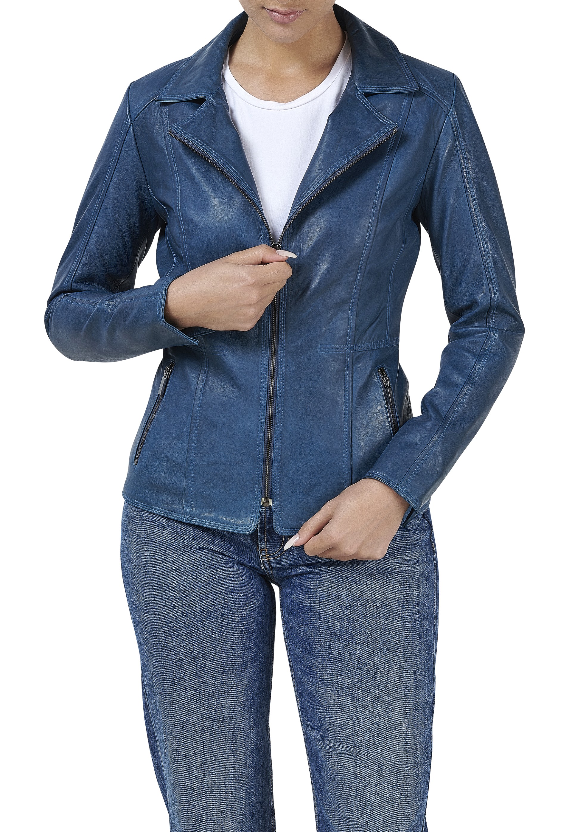 Casaco em pele Mirella