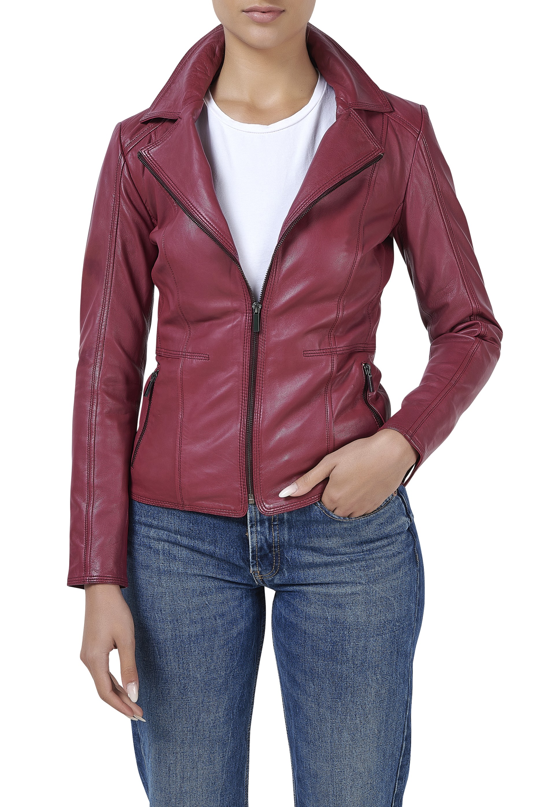 Casaco em pele Mirella