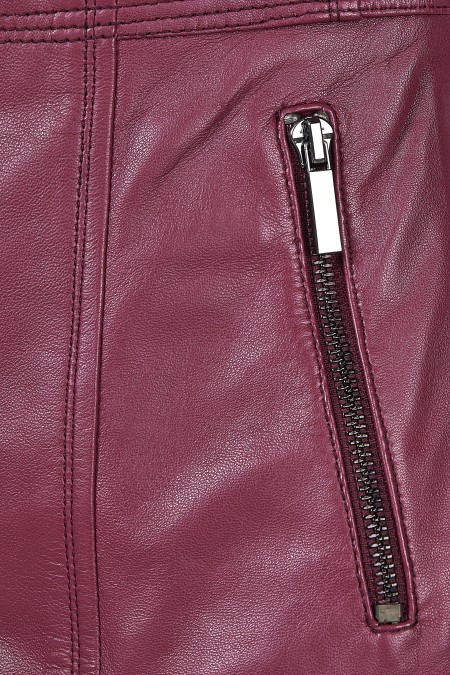 Casaco em pele Mirella