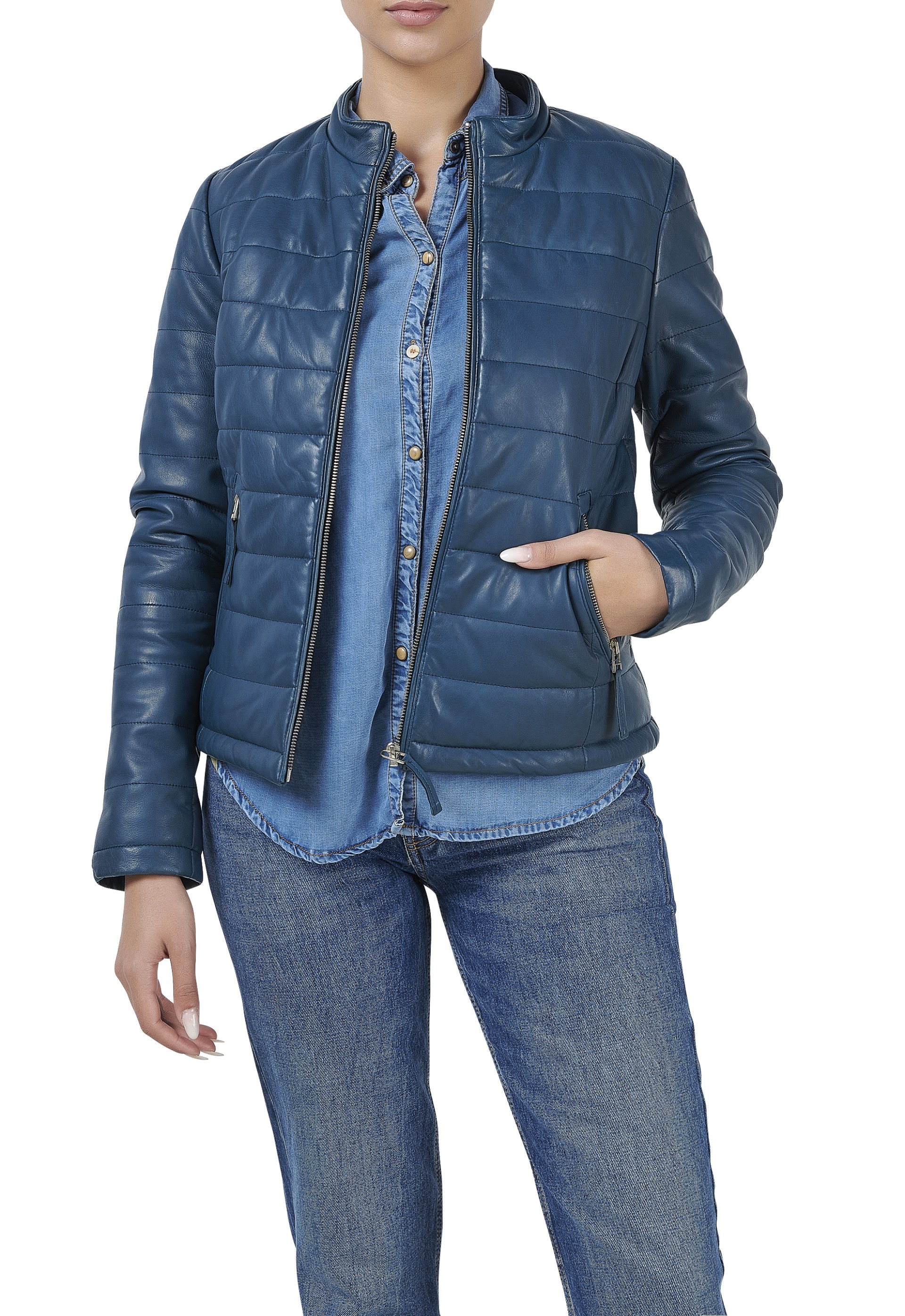 Blusão em pele Isadora