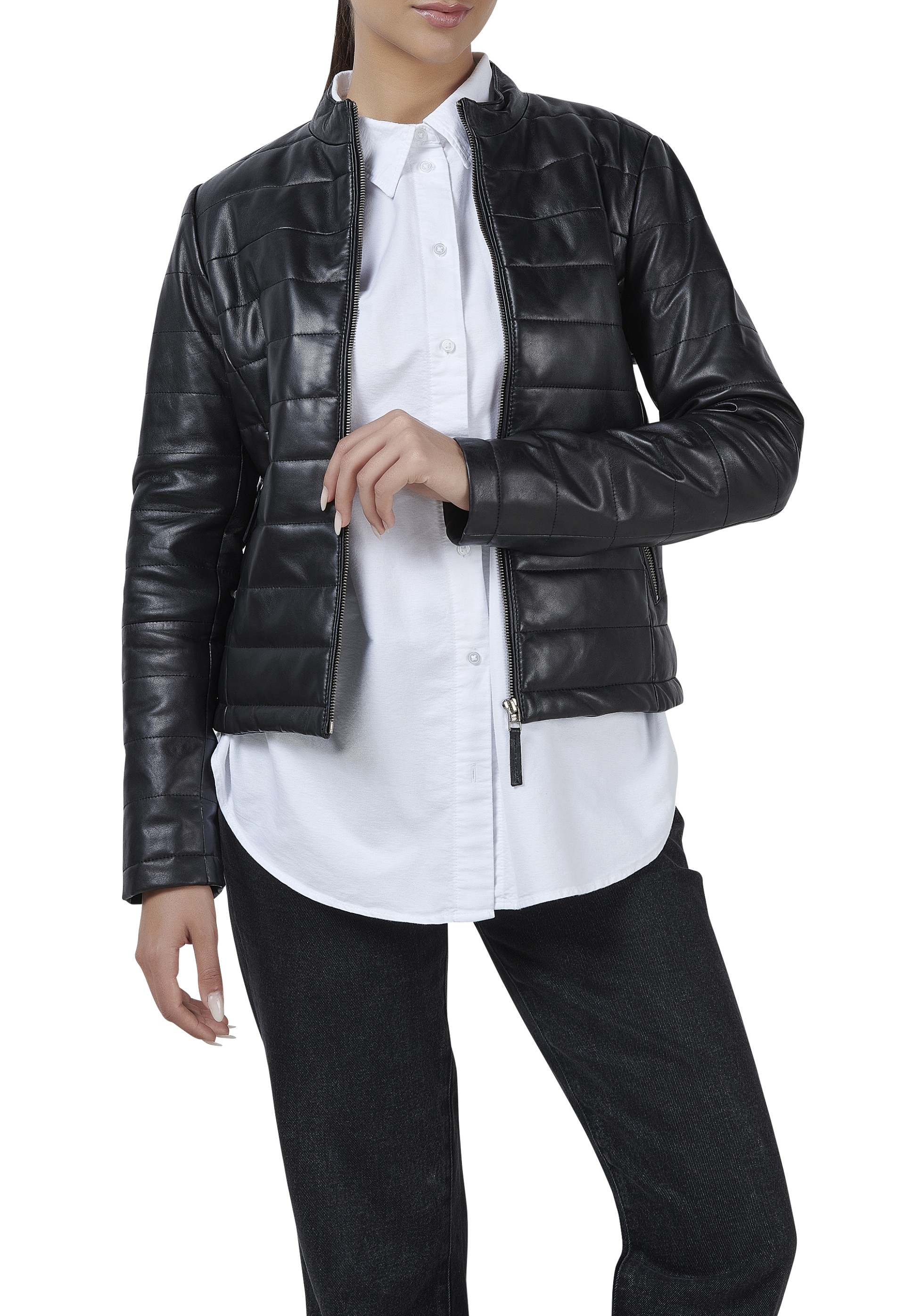 Blusão em pele Isadora