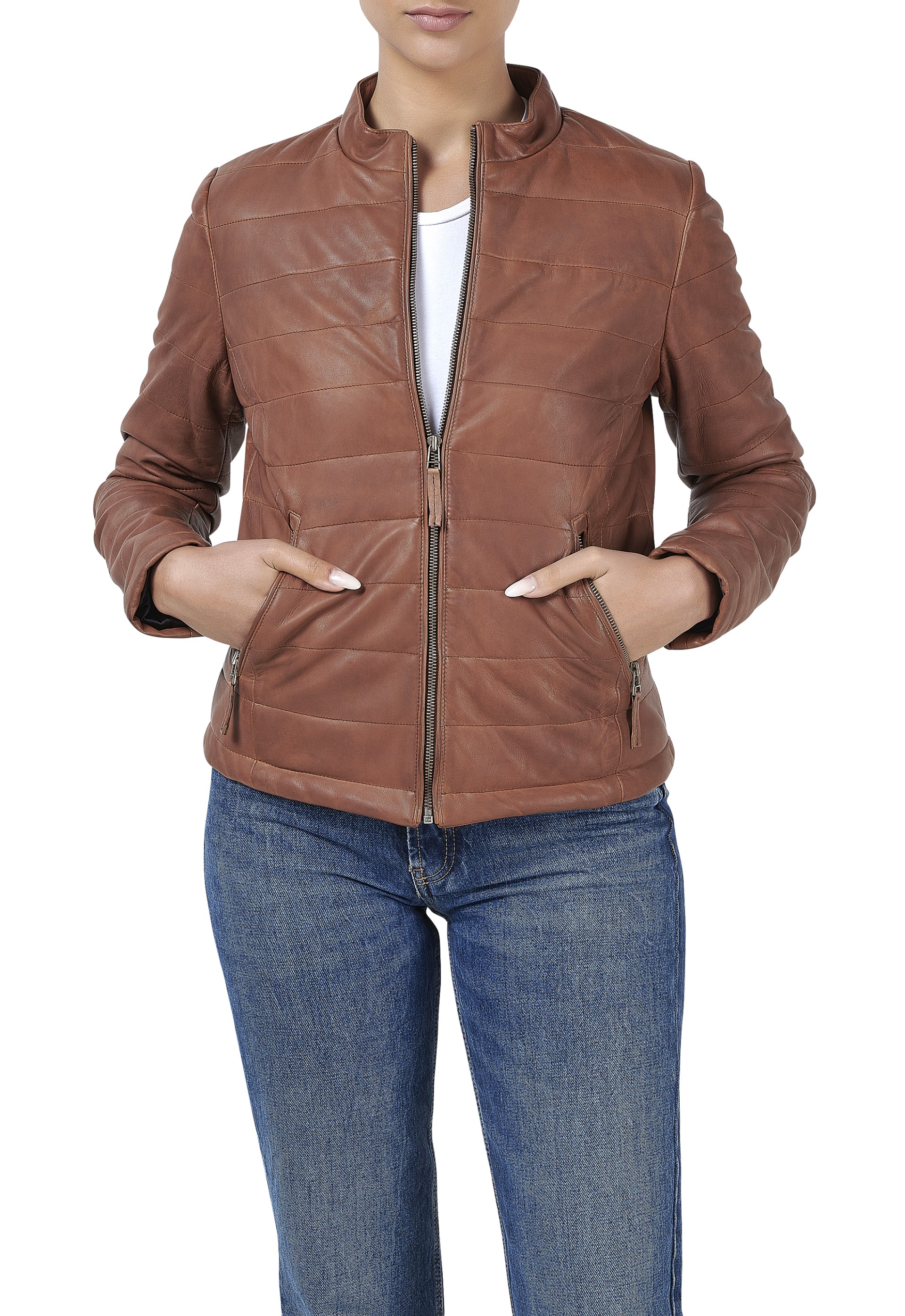 Blusão em pele Isadora