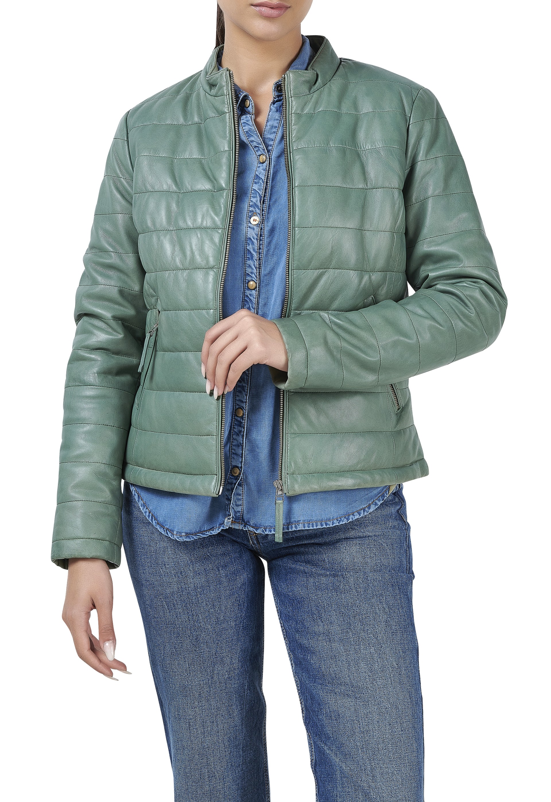 Blusão em pele Isadora