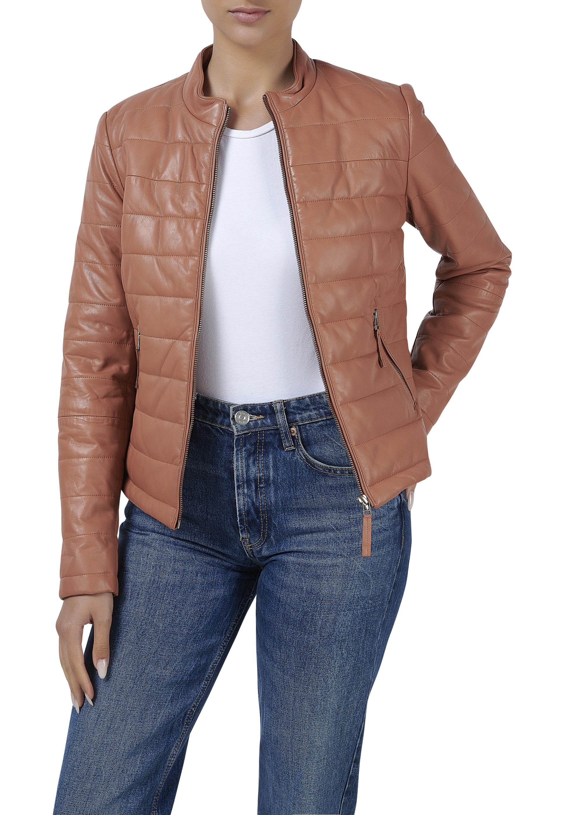 Blusão em pele Isadora