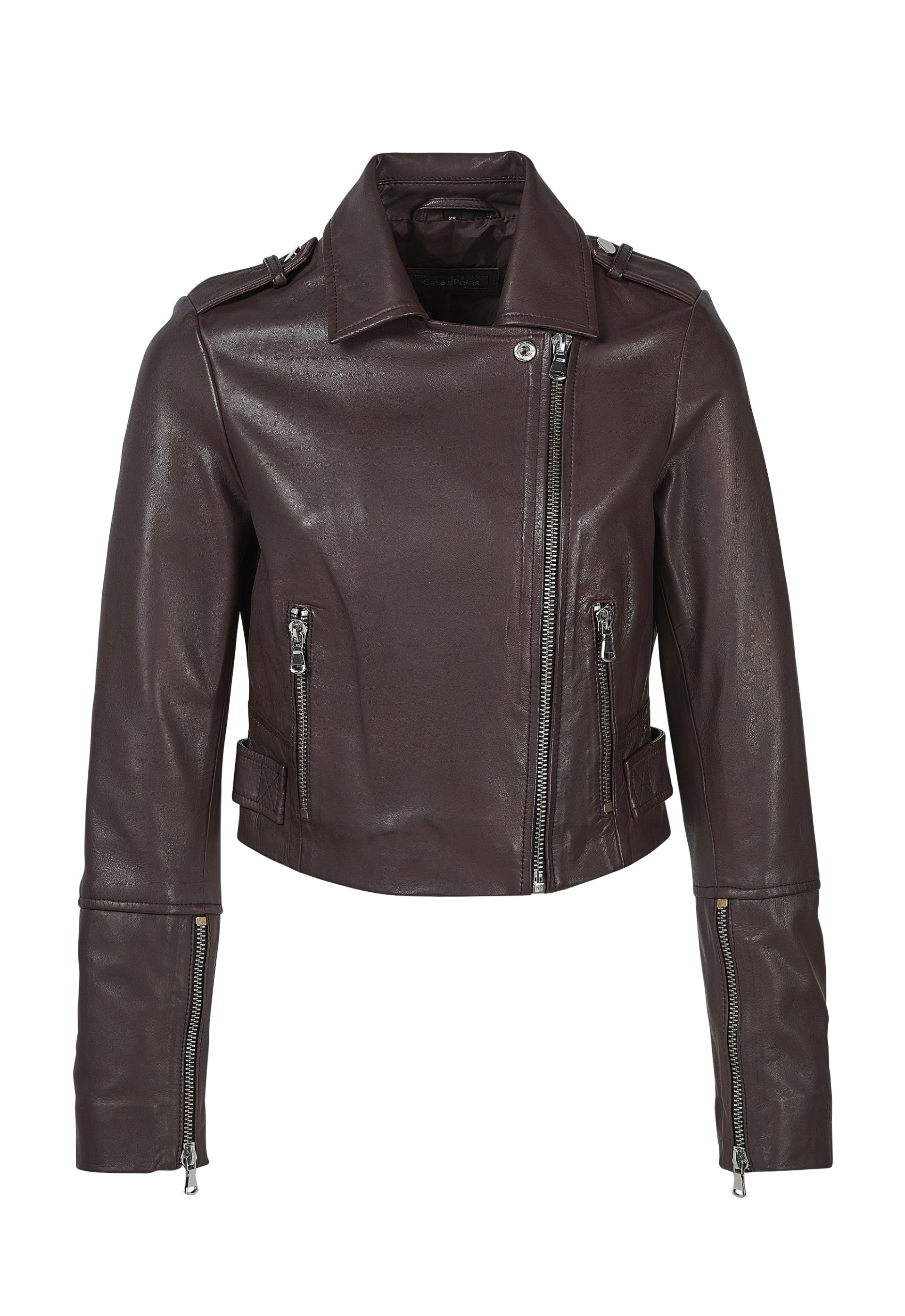 Blusão em pele Clara