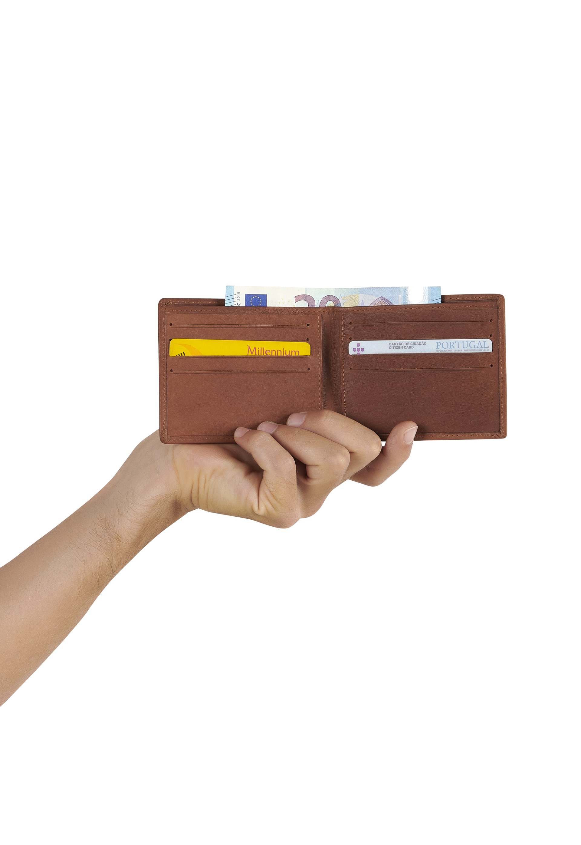 Carteira em pele 3173