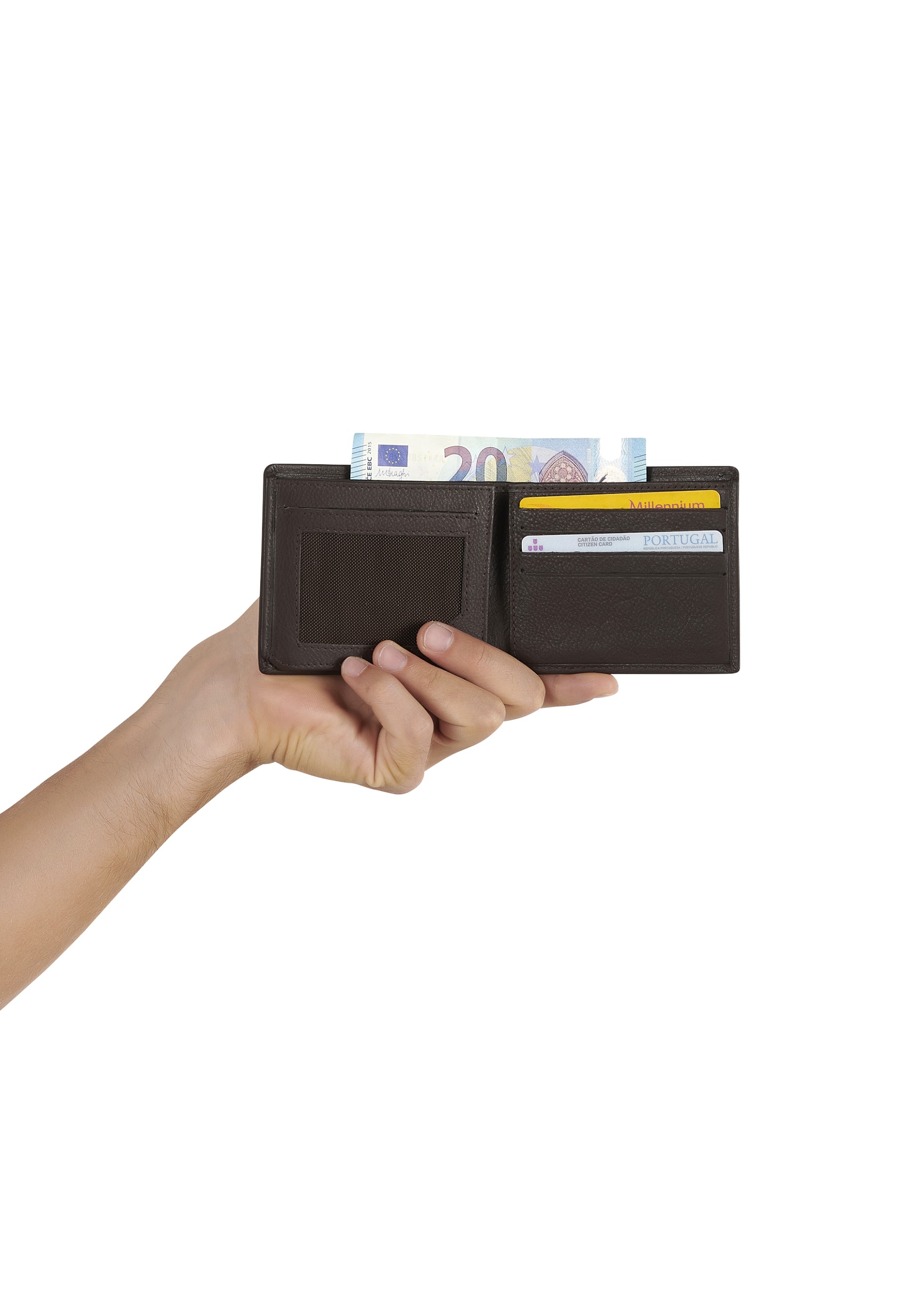 Carteira em pele 3178