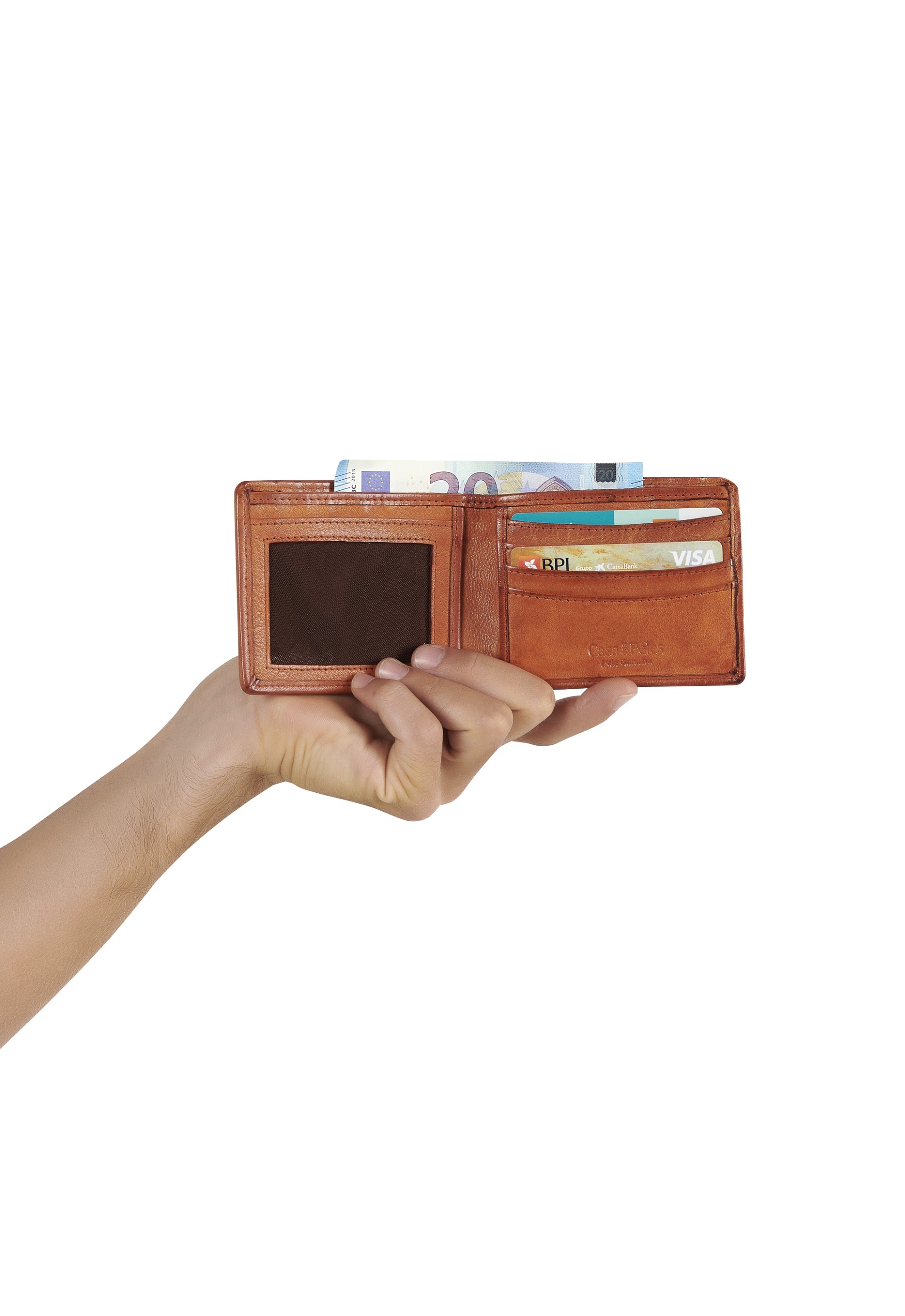 Carteira em pele 8042