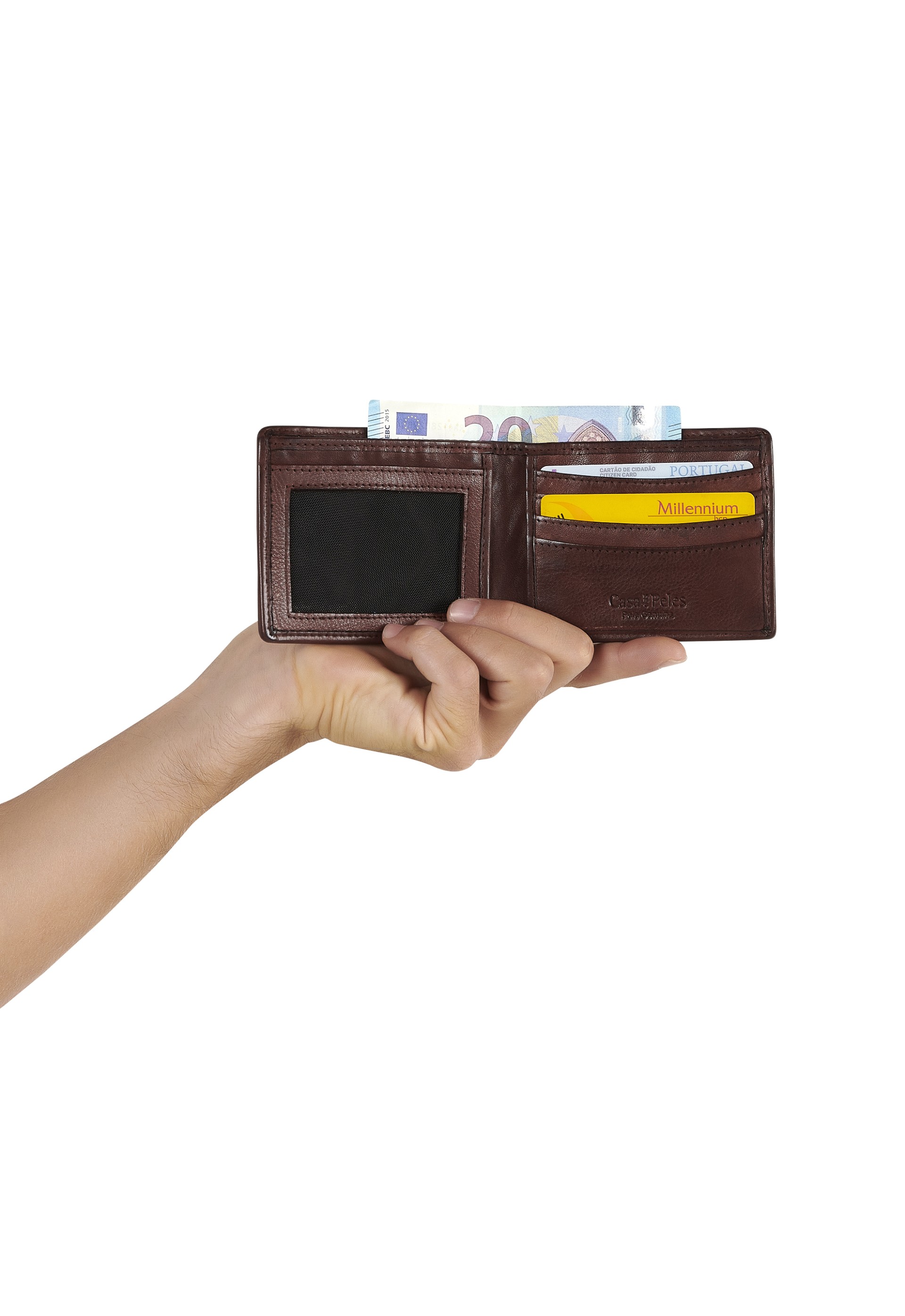 Carteira em pele 8042