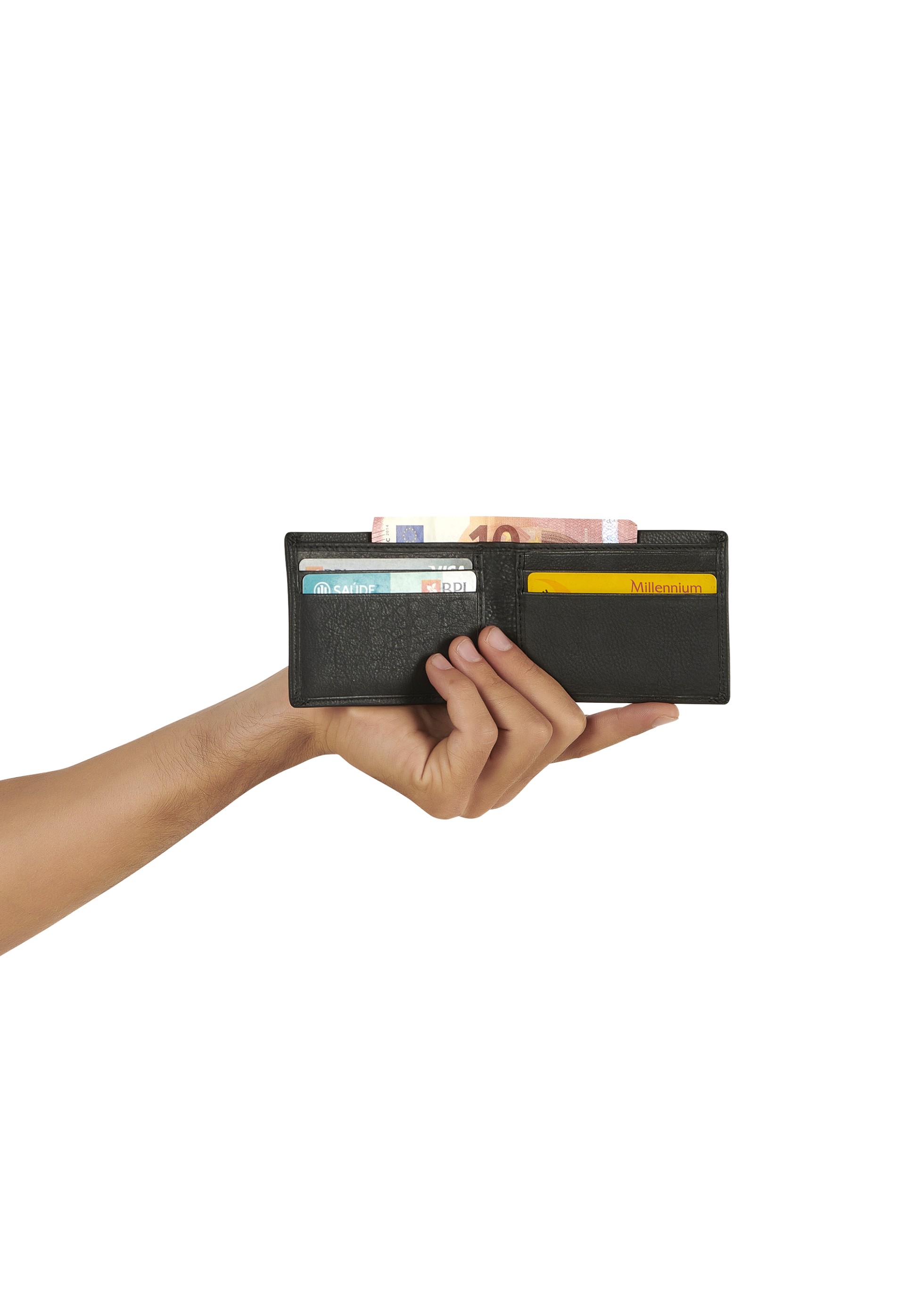 Carteira em pele 3168