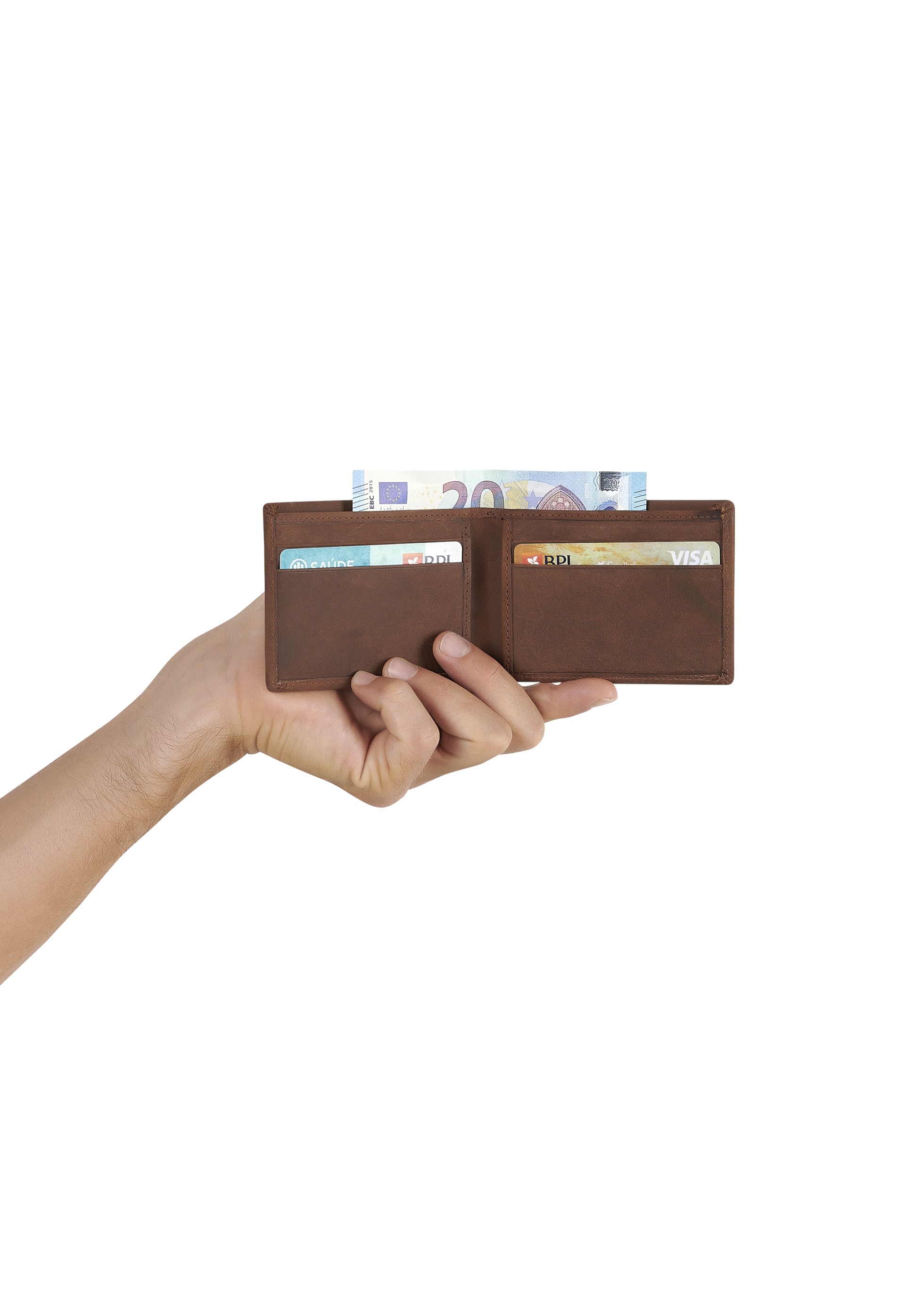 Carteira em pele 3168