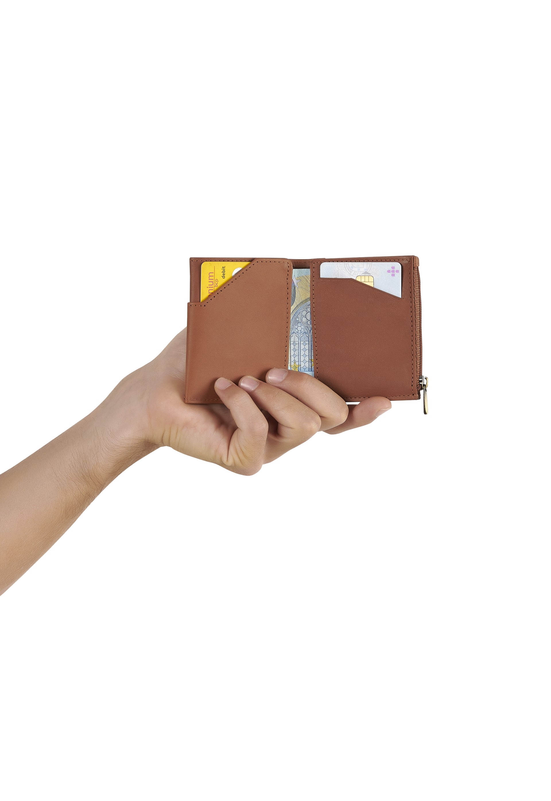 Carteira em pele 3169