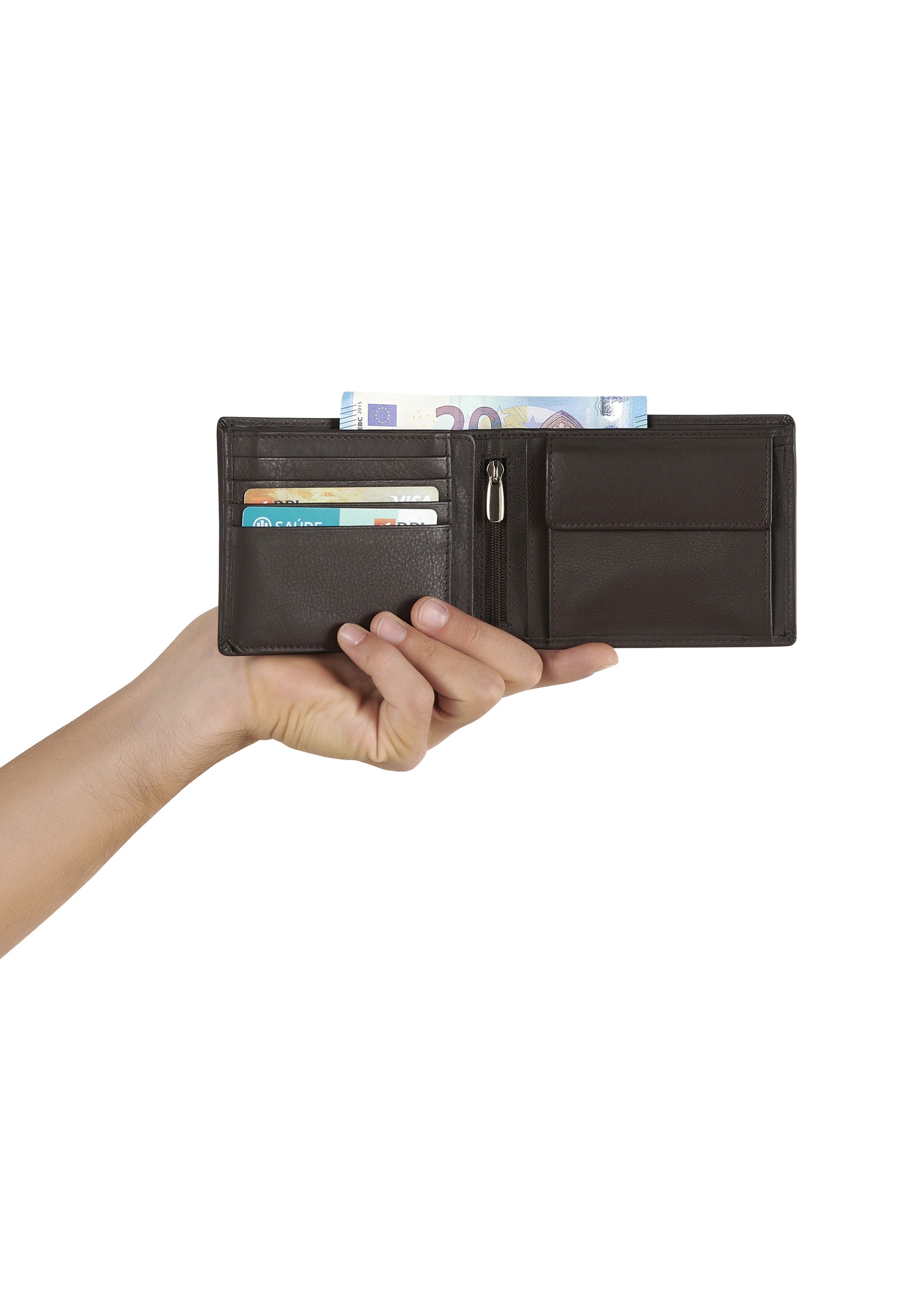 Carteira em pele 3176