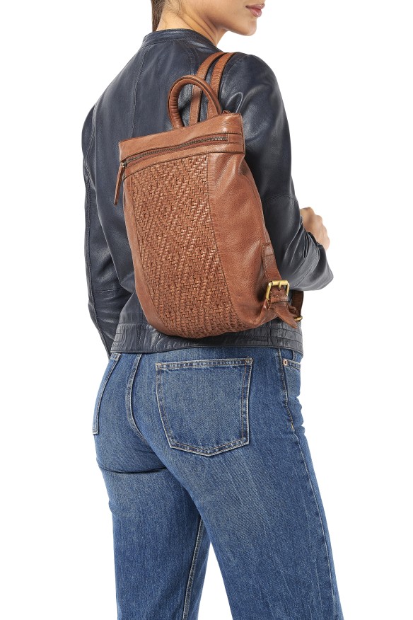 Mochila em pele 3512