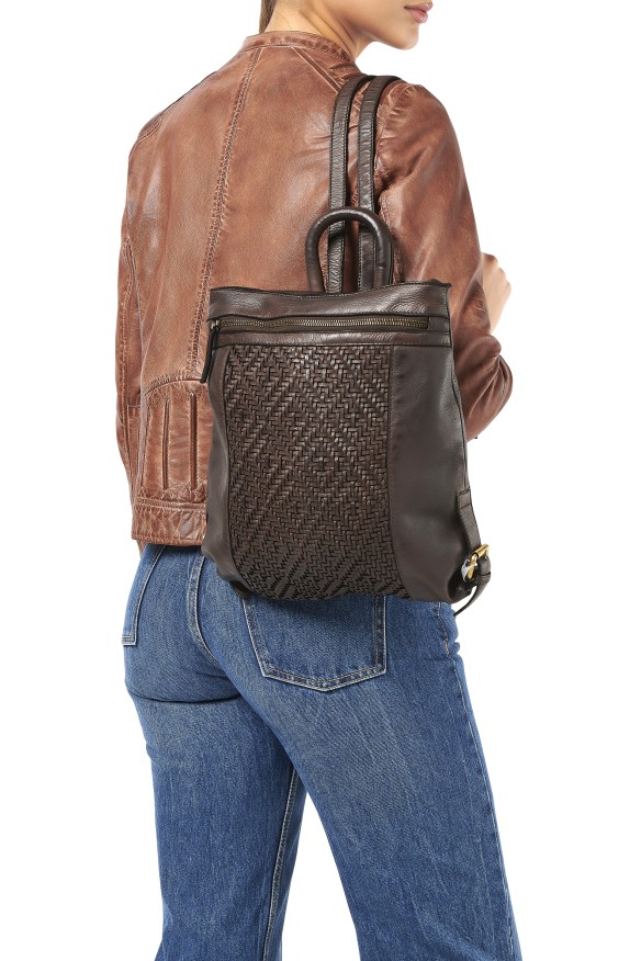 Mochila em pele 3512