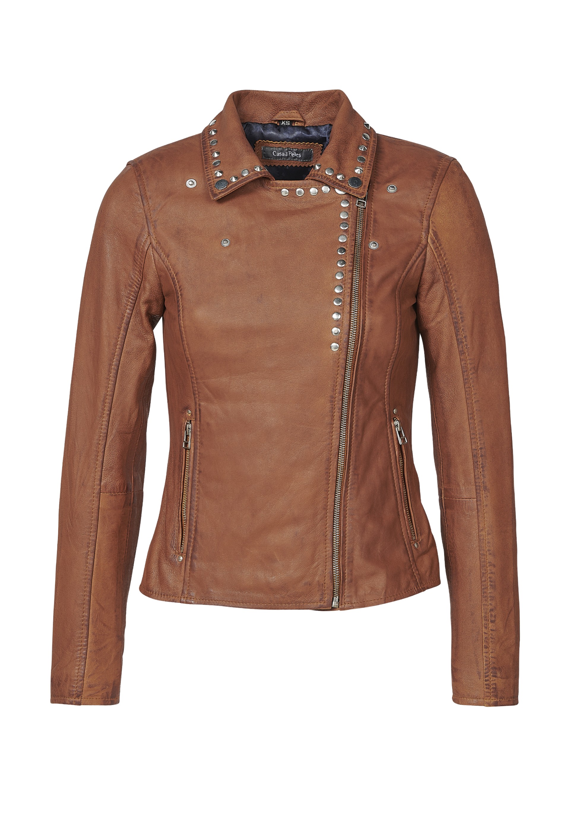 Blusão em pele Clarice