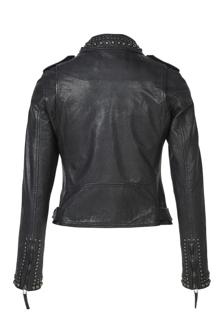 Jaqueta em pele Dione