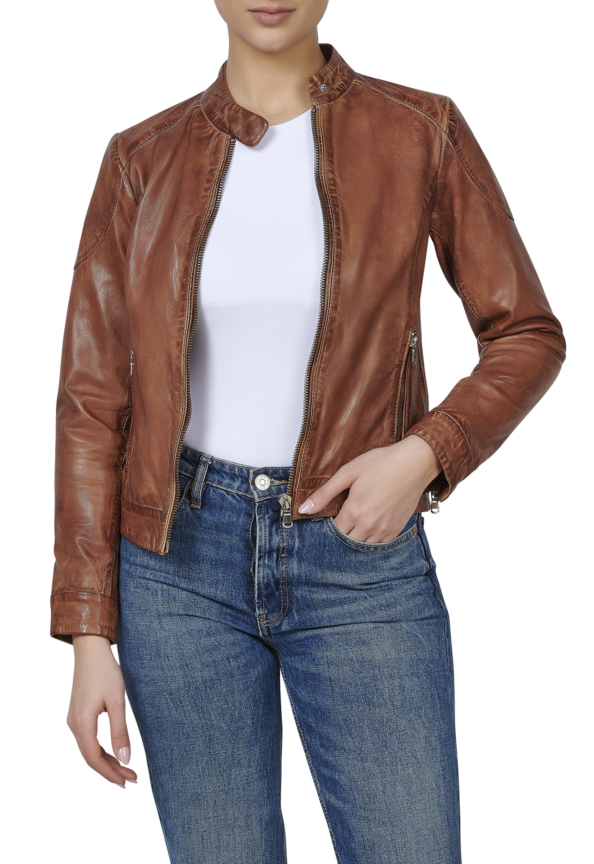 Blusão em pele Daiana