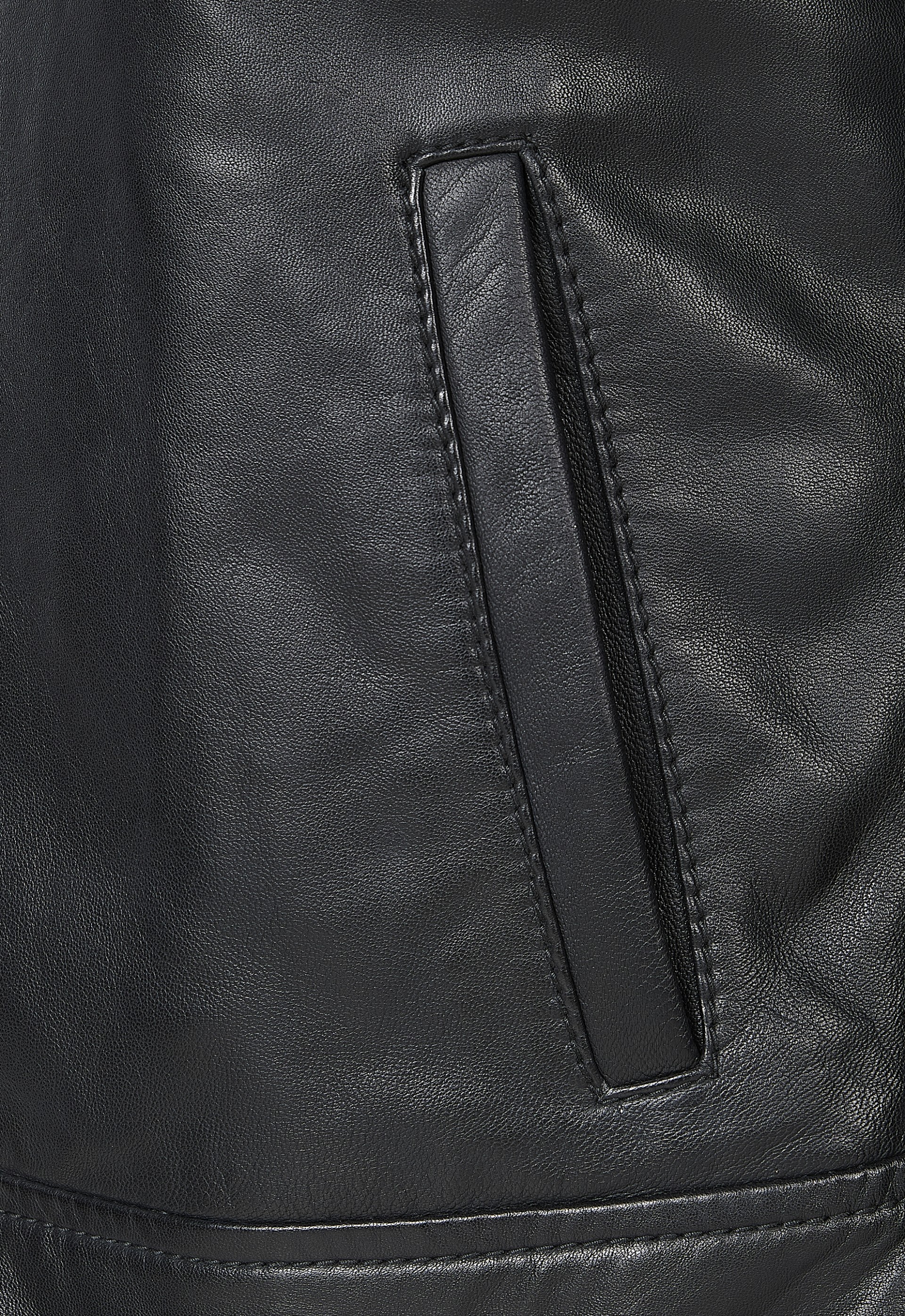 Blusão em pele Dominique