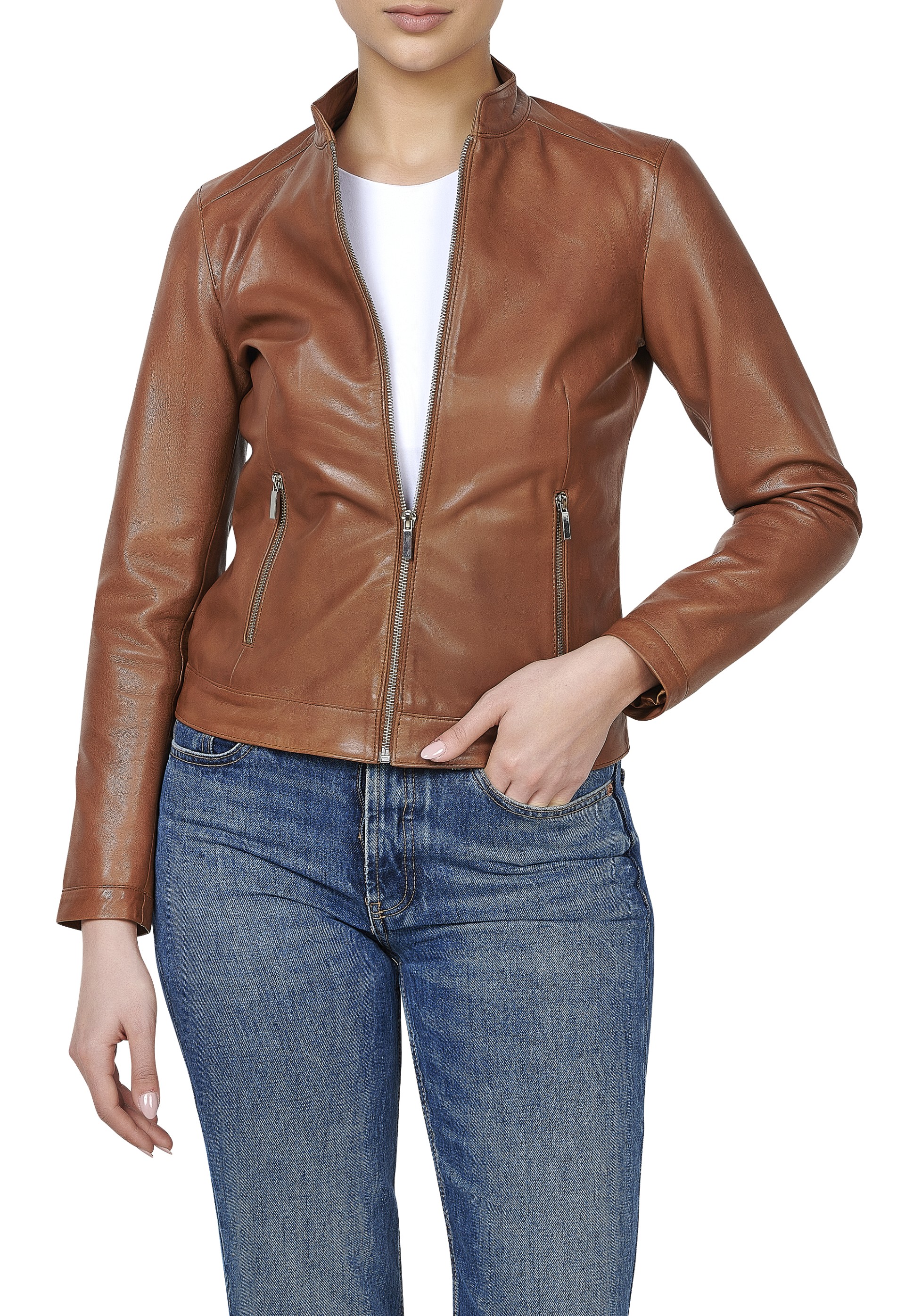 Blusão em pele Greta