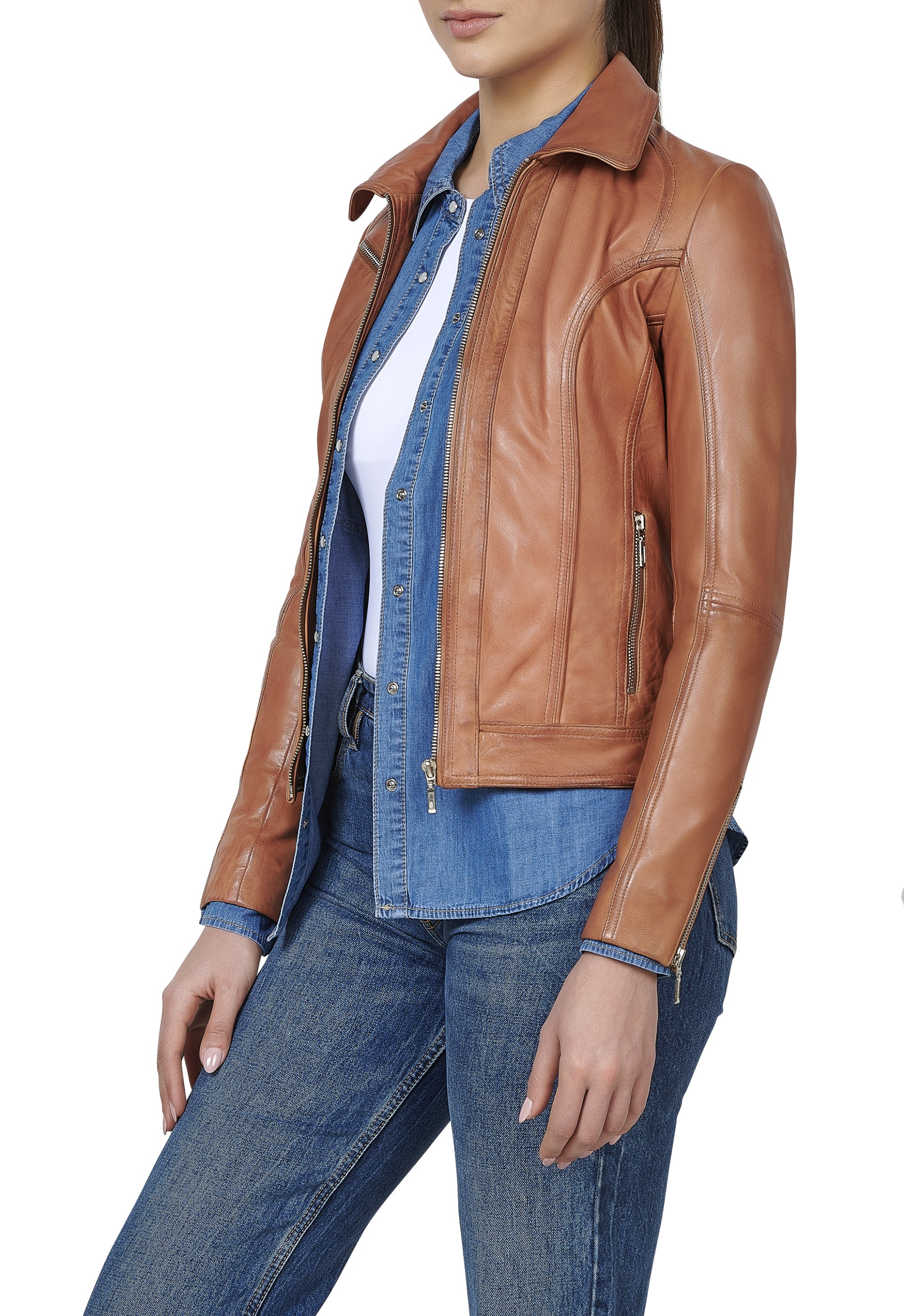 Blusão em pele Julieta