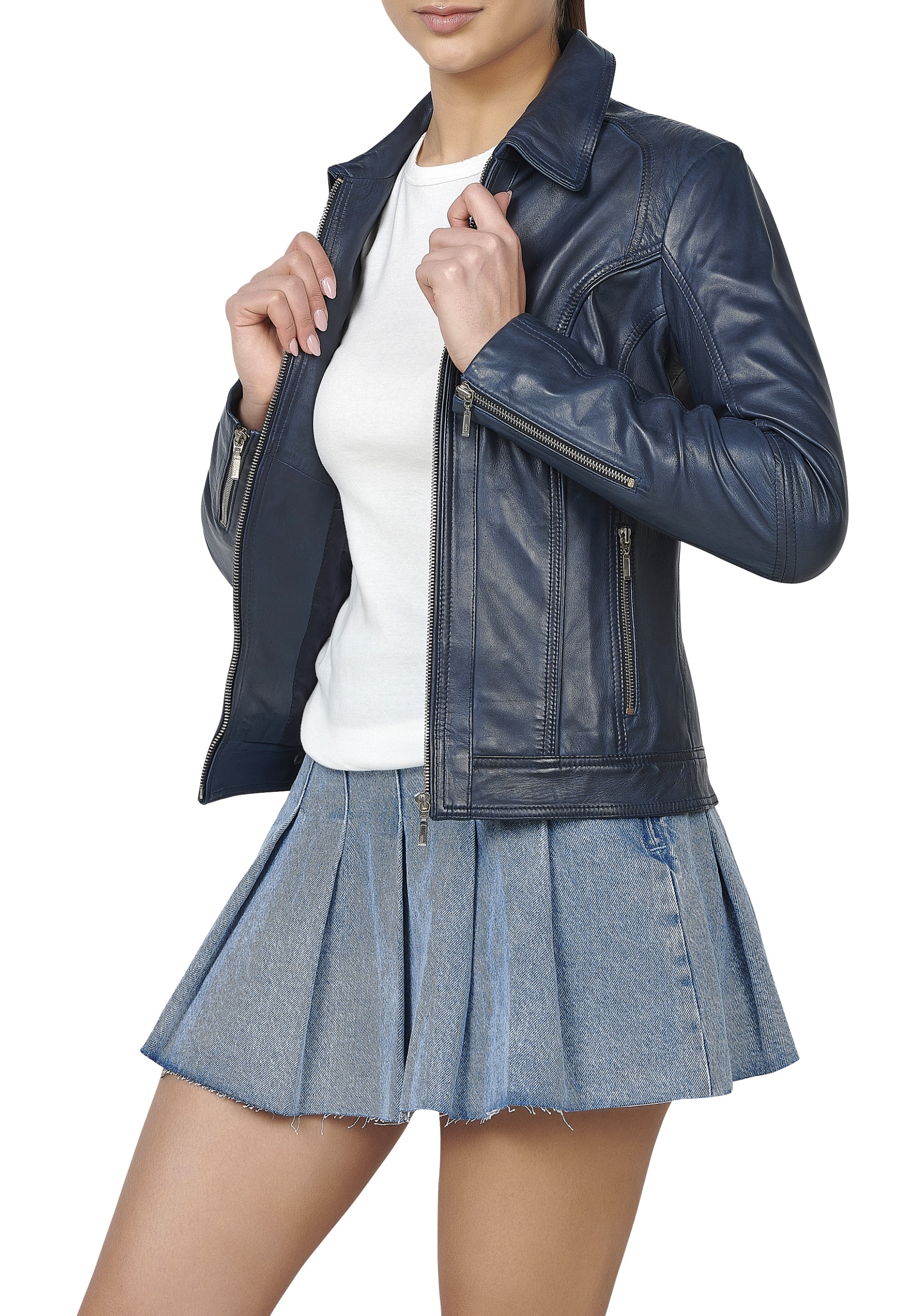 Blusão em pele Julieta