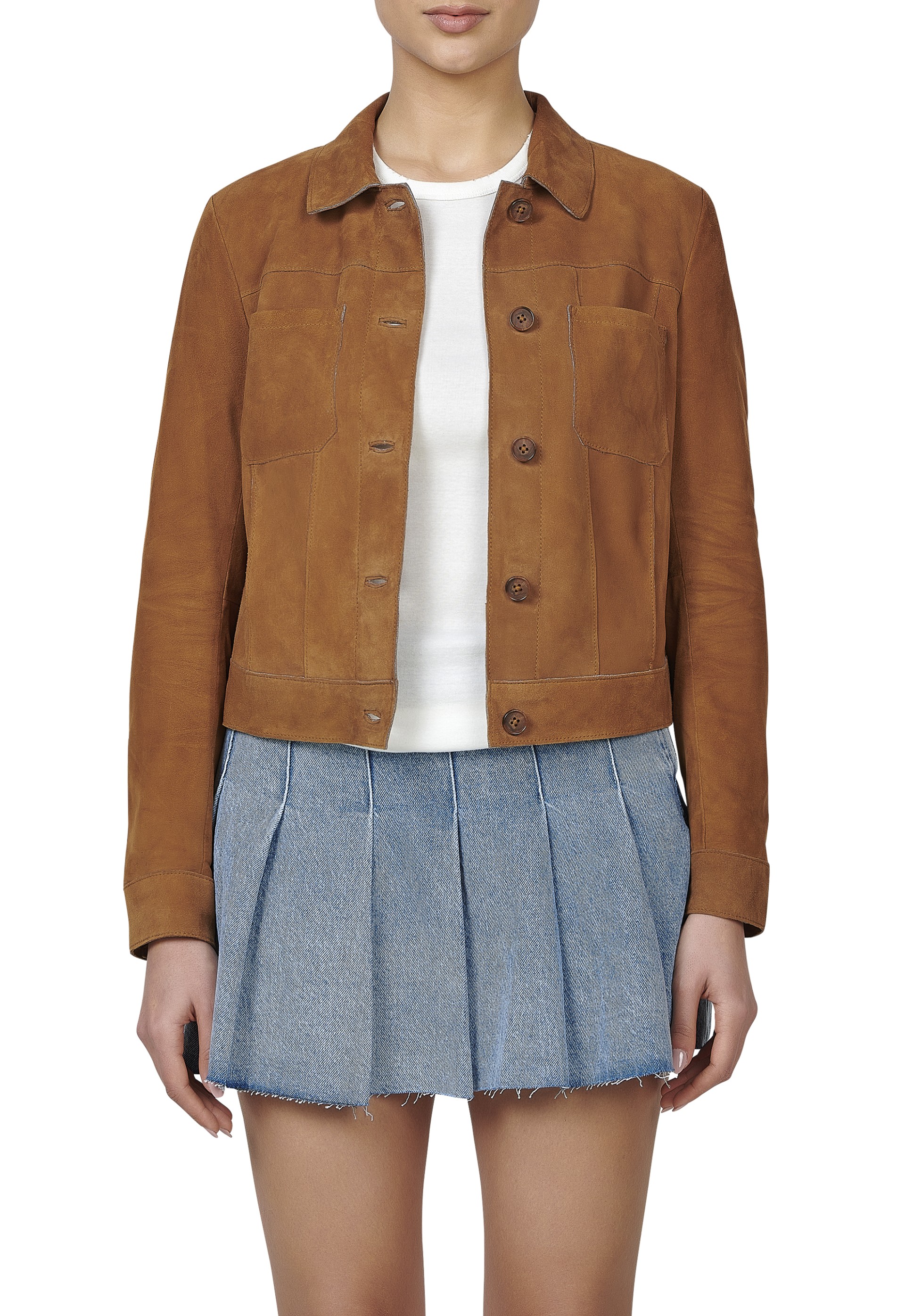 Blusão em pele Safira