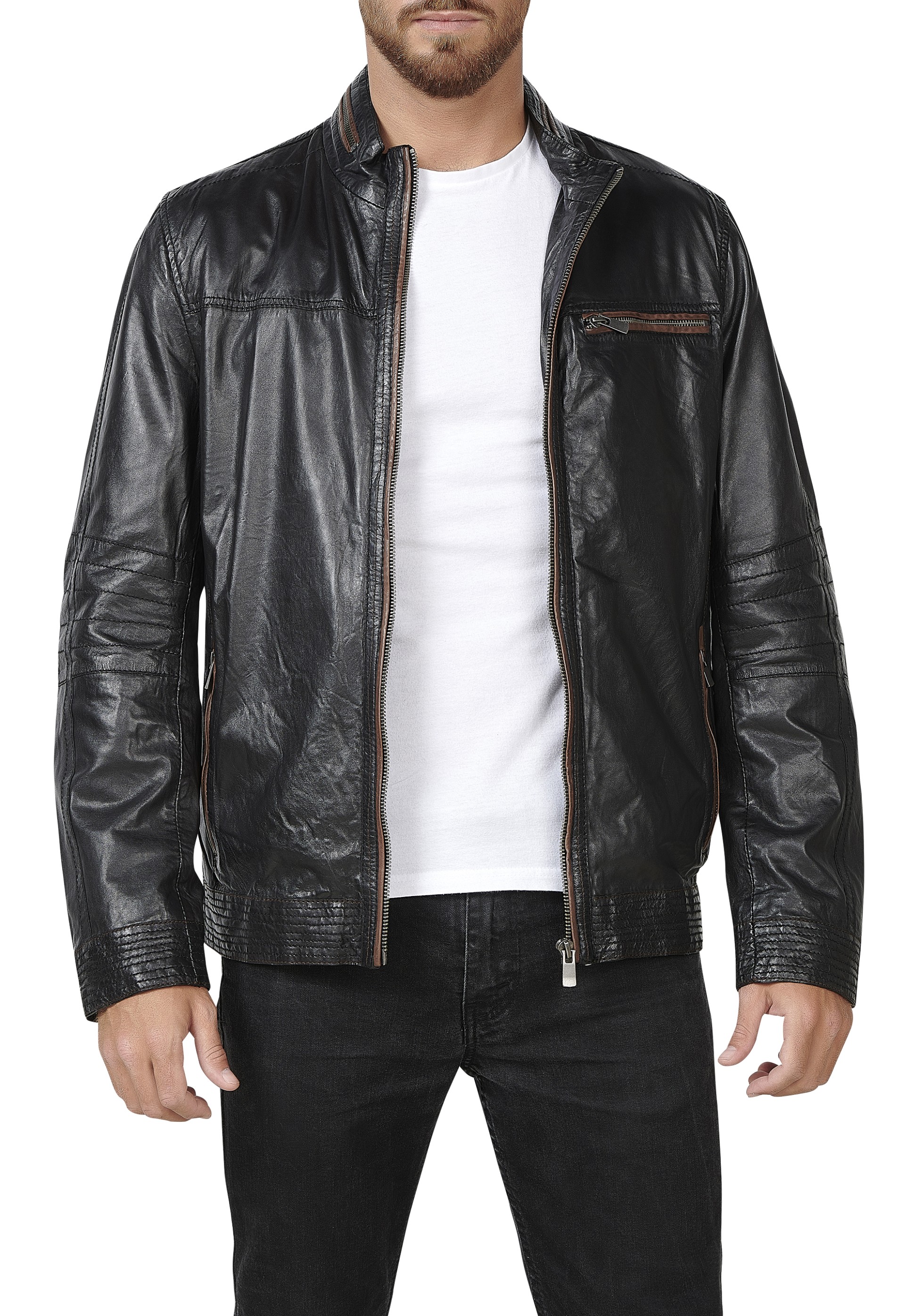 Blusão em pele Nilo