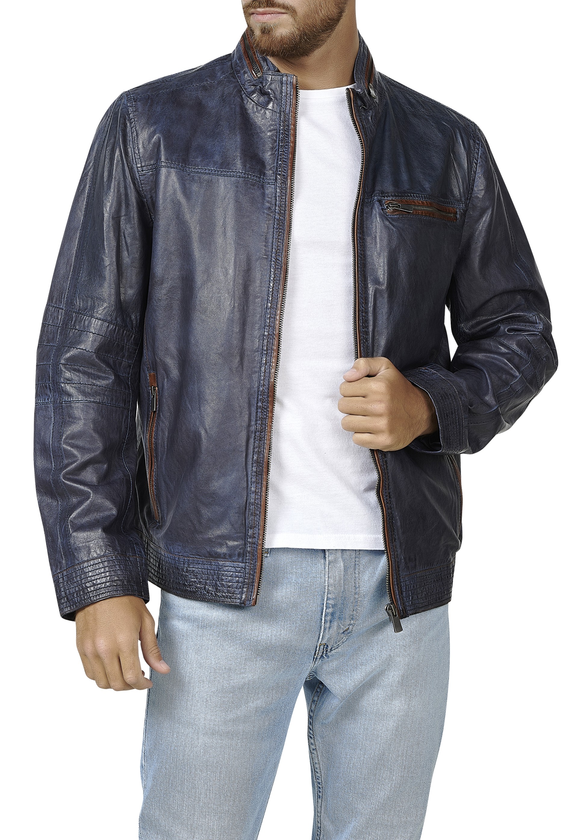 Blusão em pele Nilo