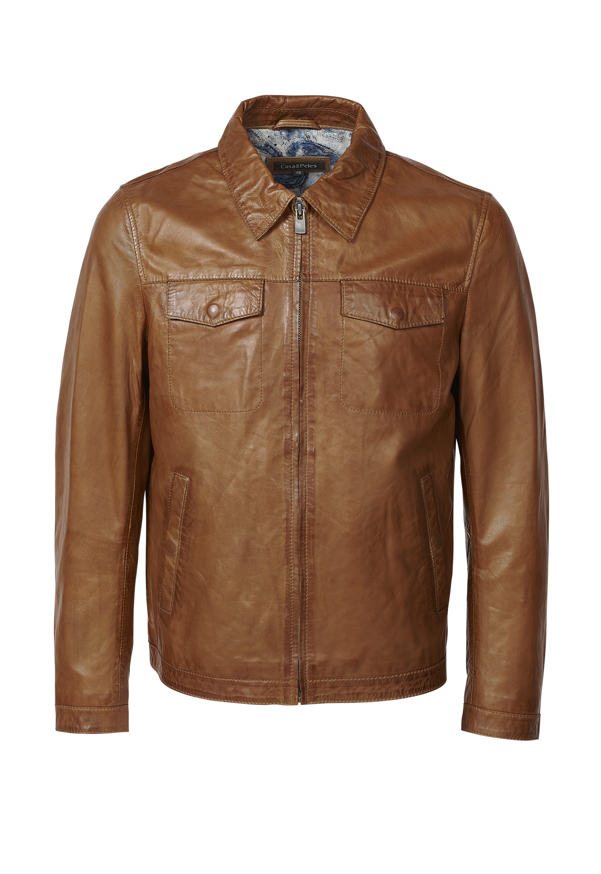 Blusão em pele Caio