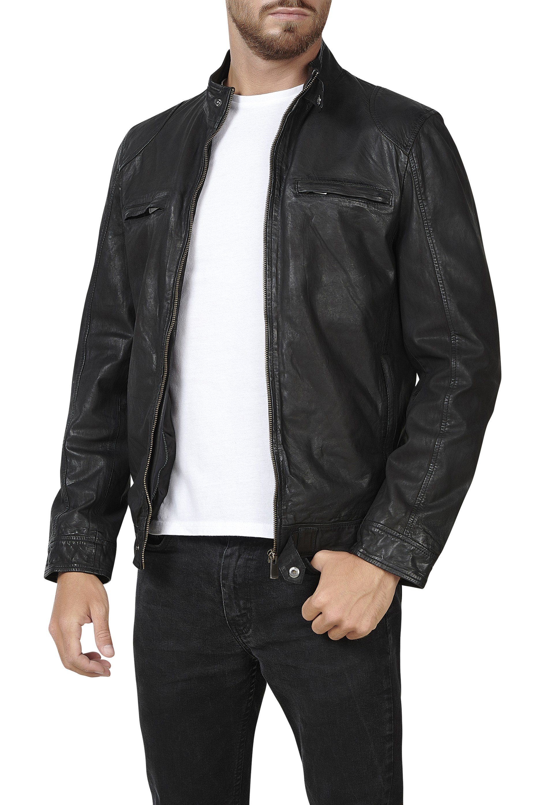 Blusão em pele Adriano