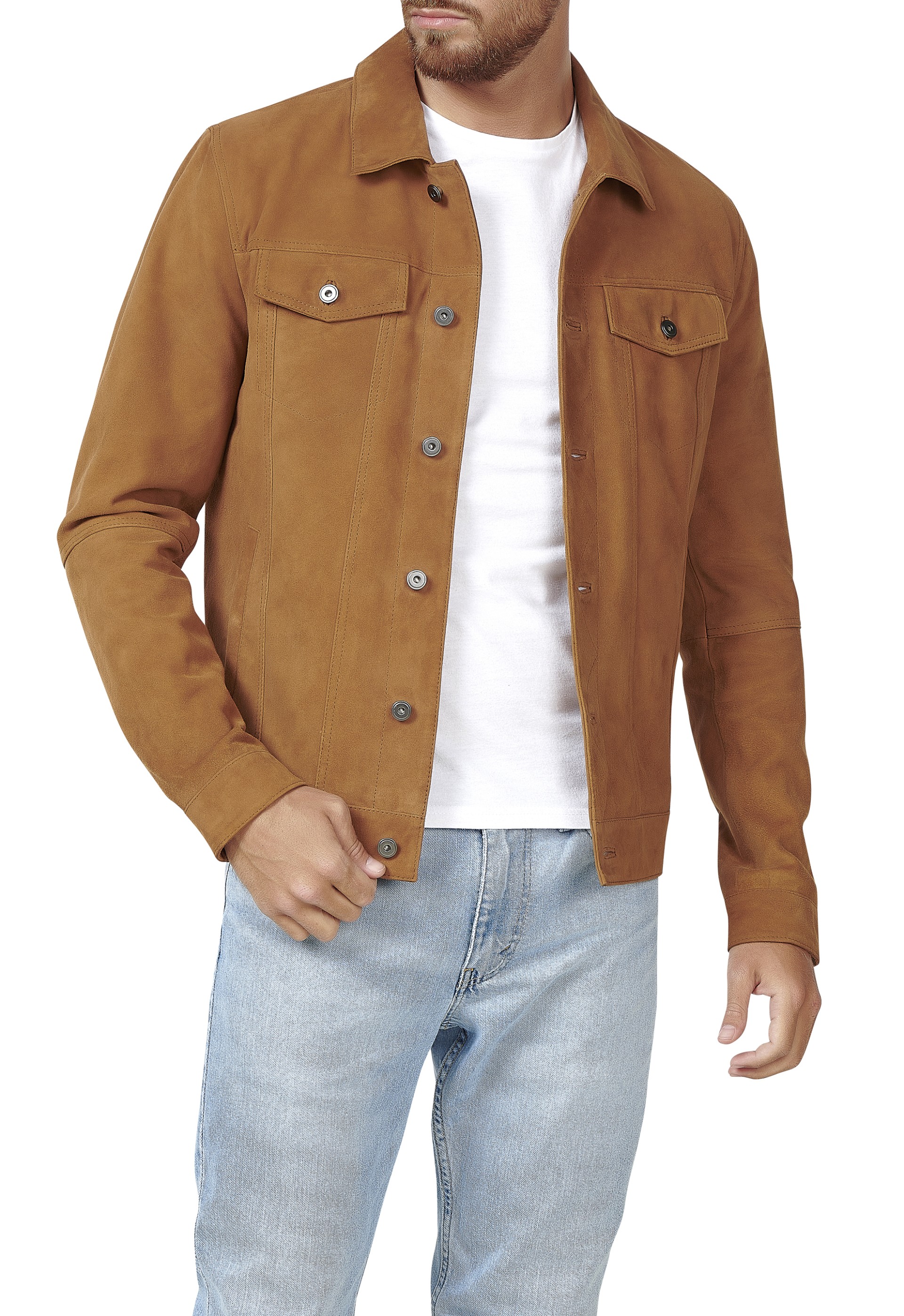 Blusão em pele Jean