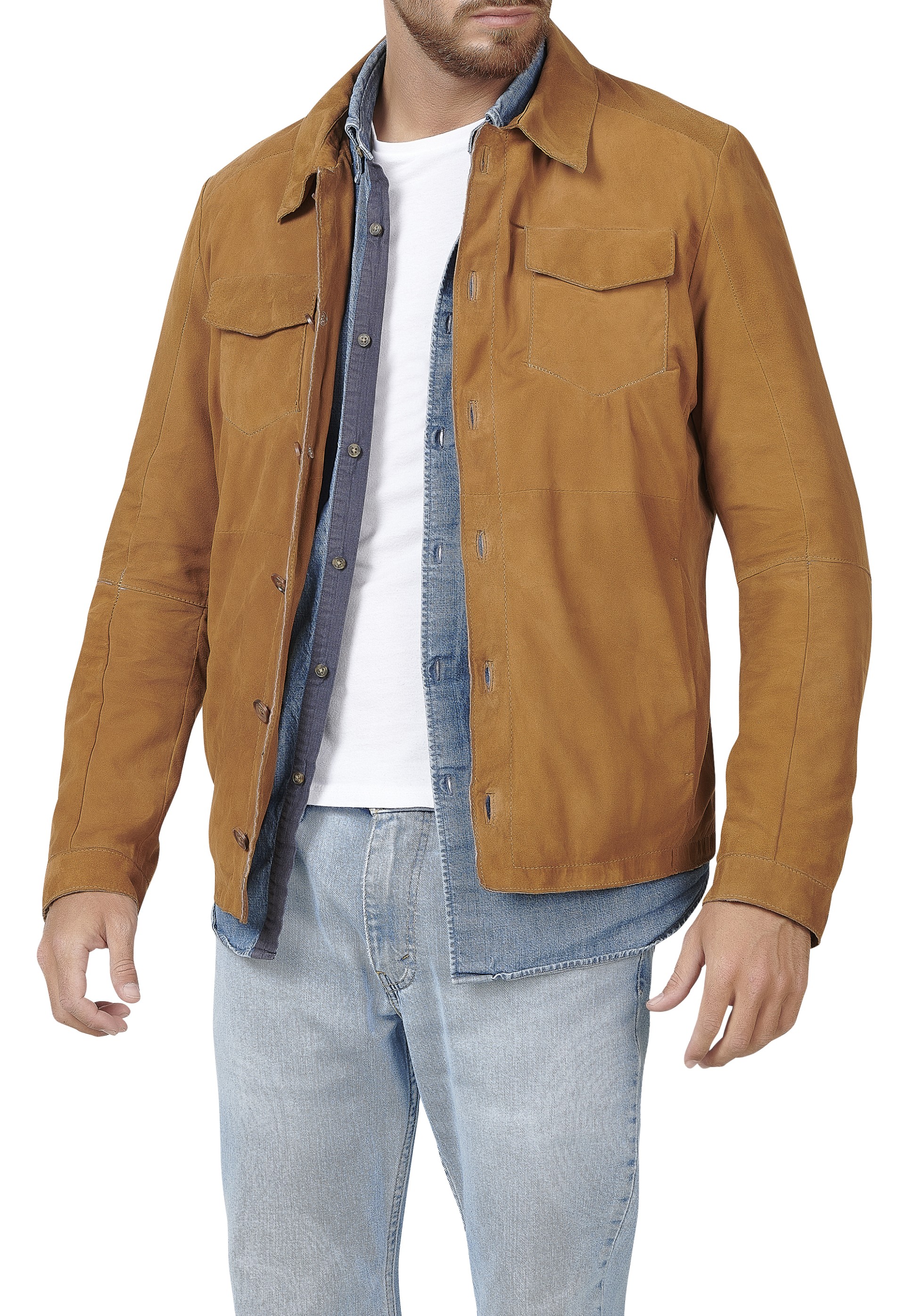 Blusão em pele Adônis