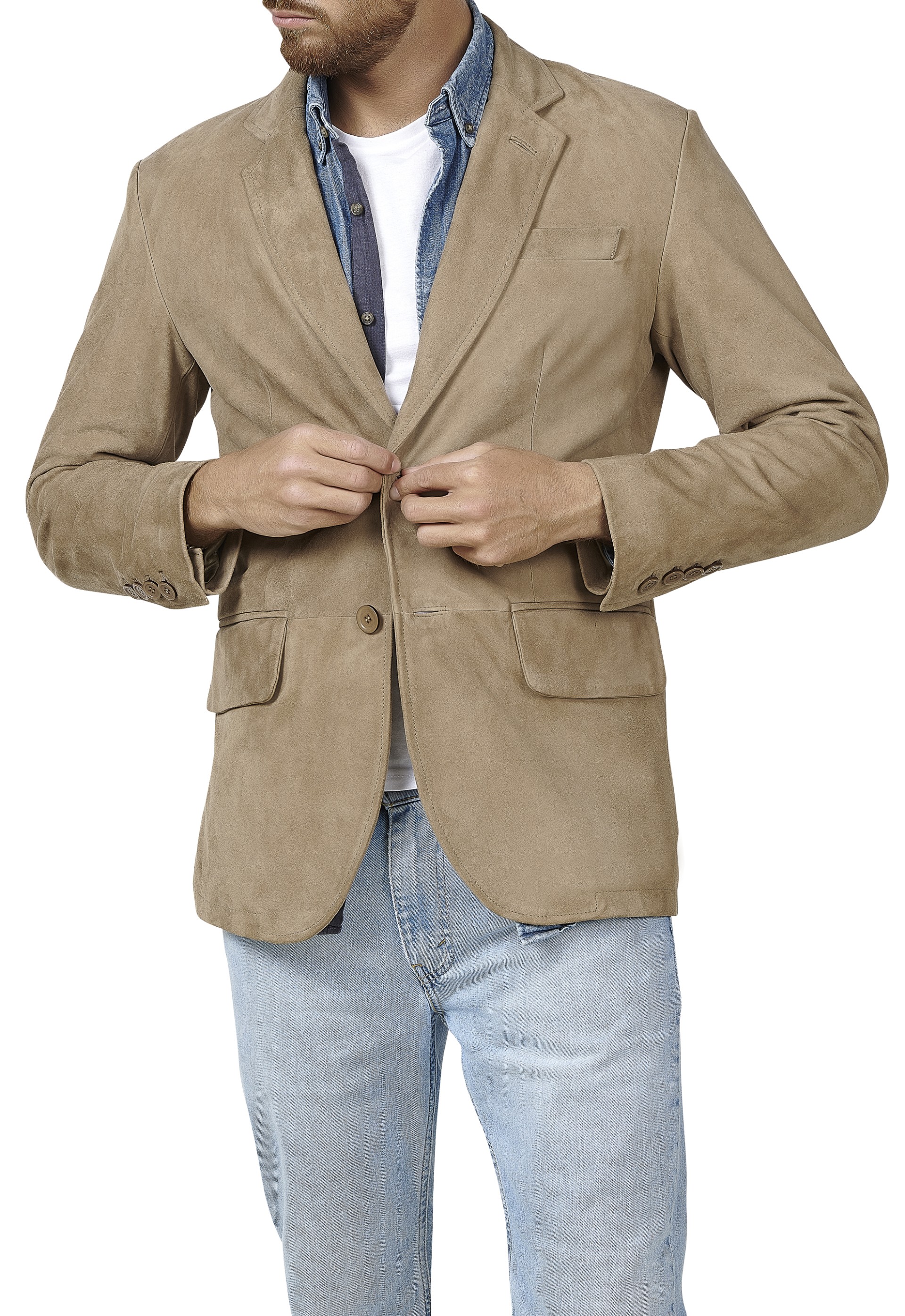 Blazer em pele Celso