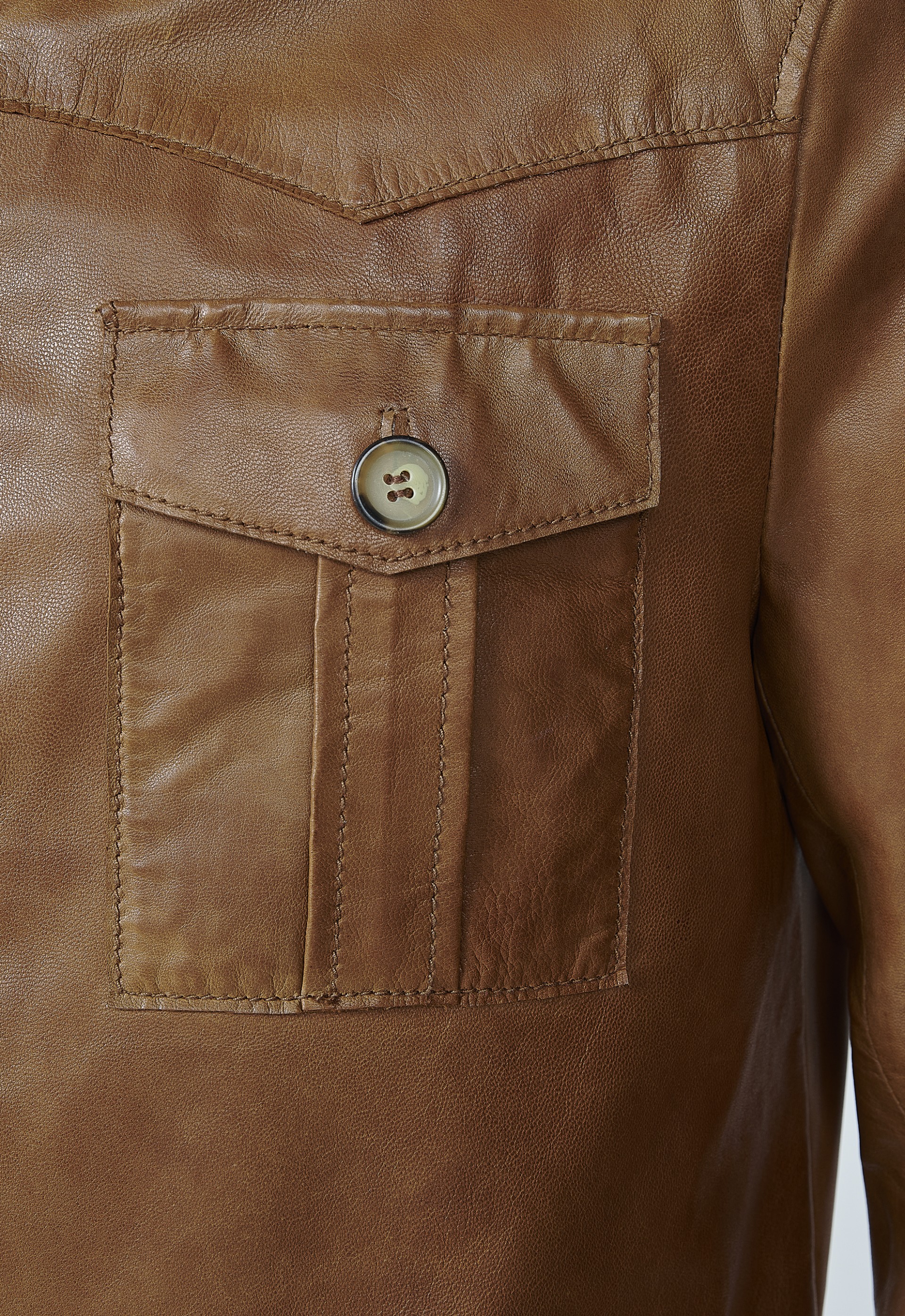 Blusão em pele Ismael