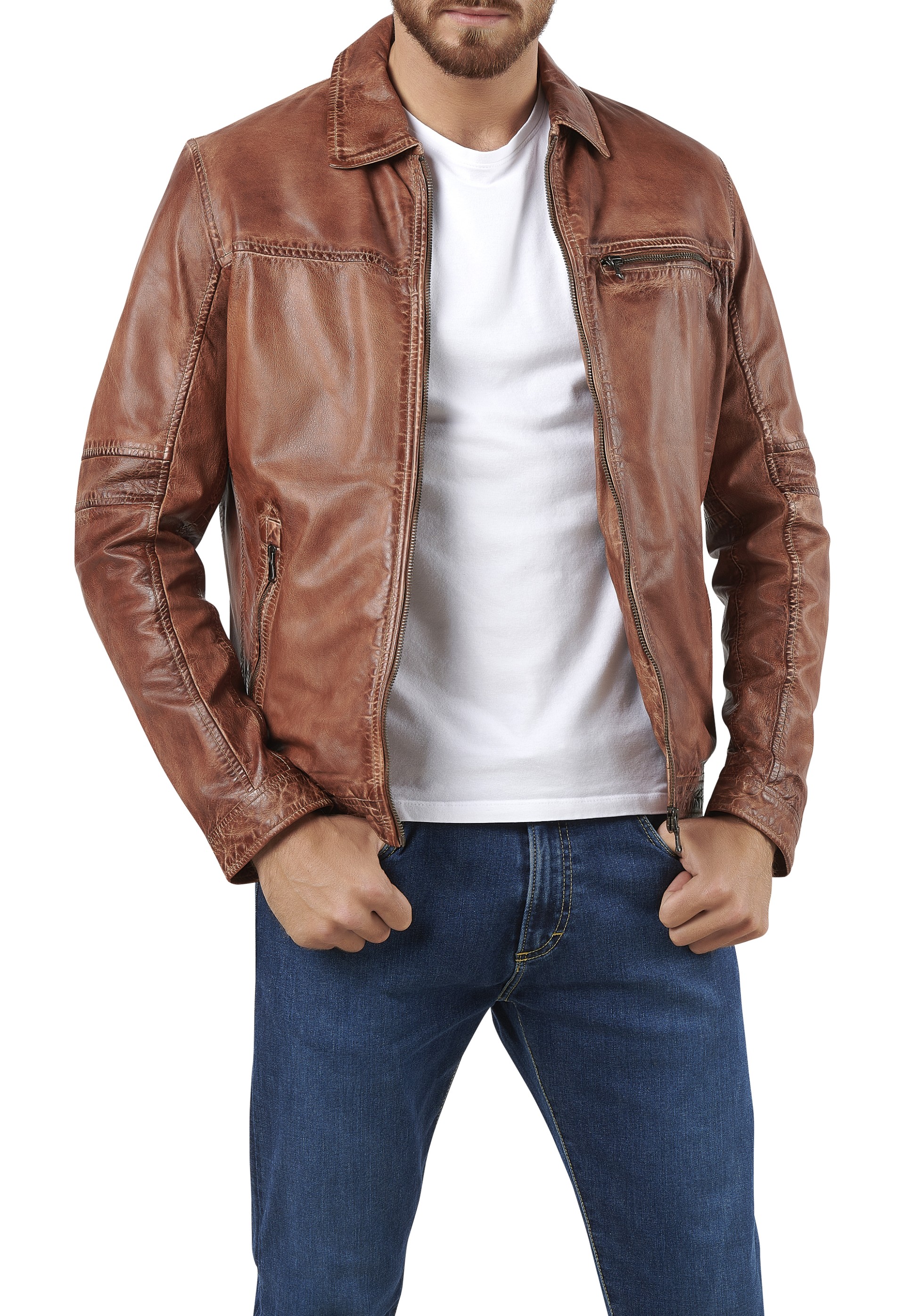 Blusão em pele Flávio