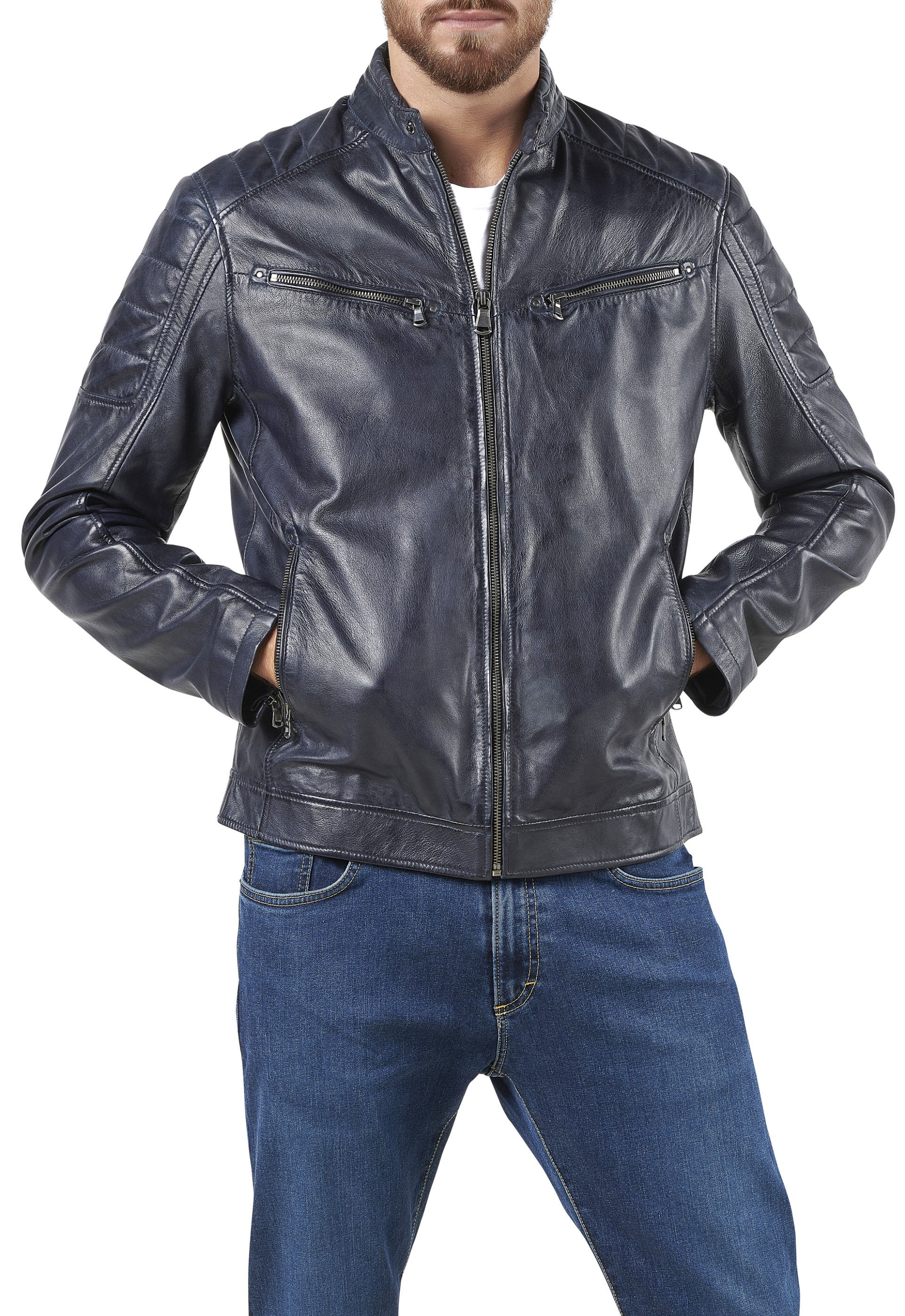 Blusão em pele Frederico