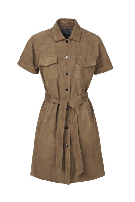 Vestido em pele Frida