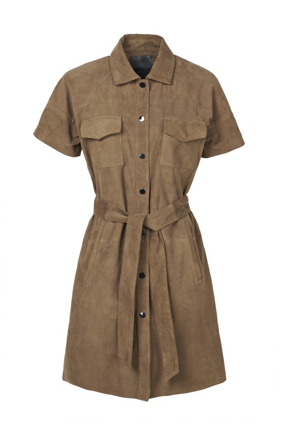 Vestido em pele Frida