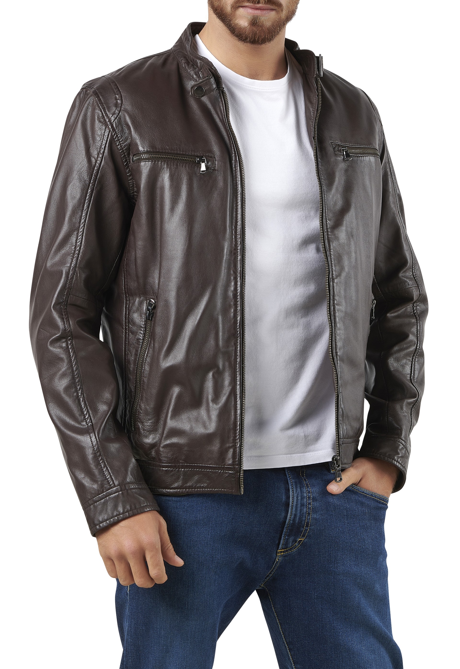 Blusão em pele Hector