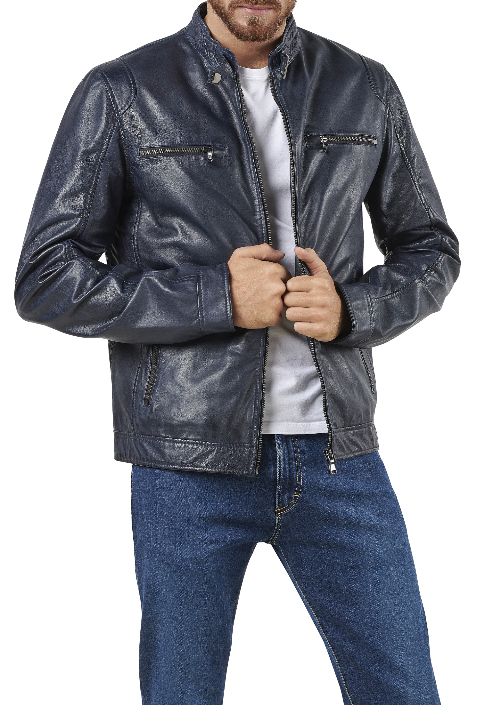 Blusão em pele Hector