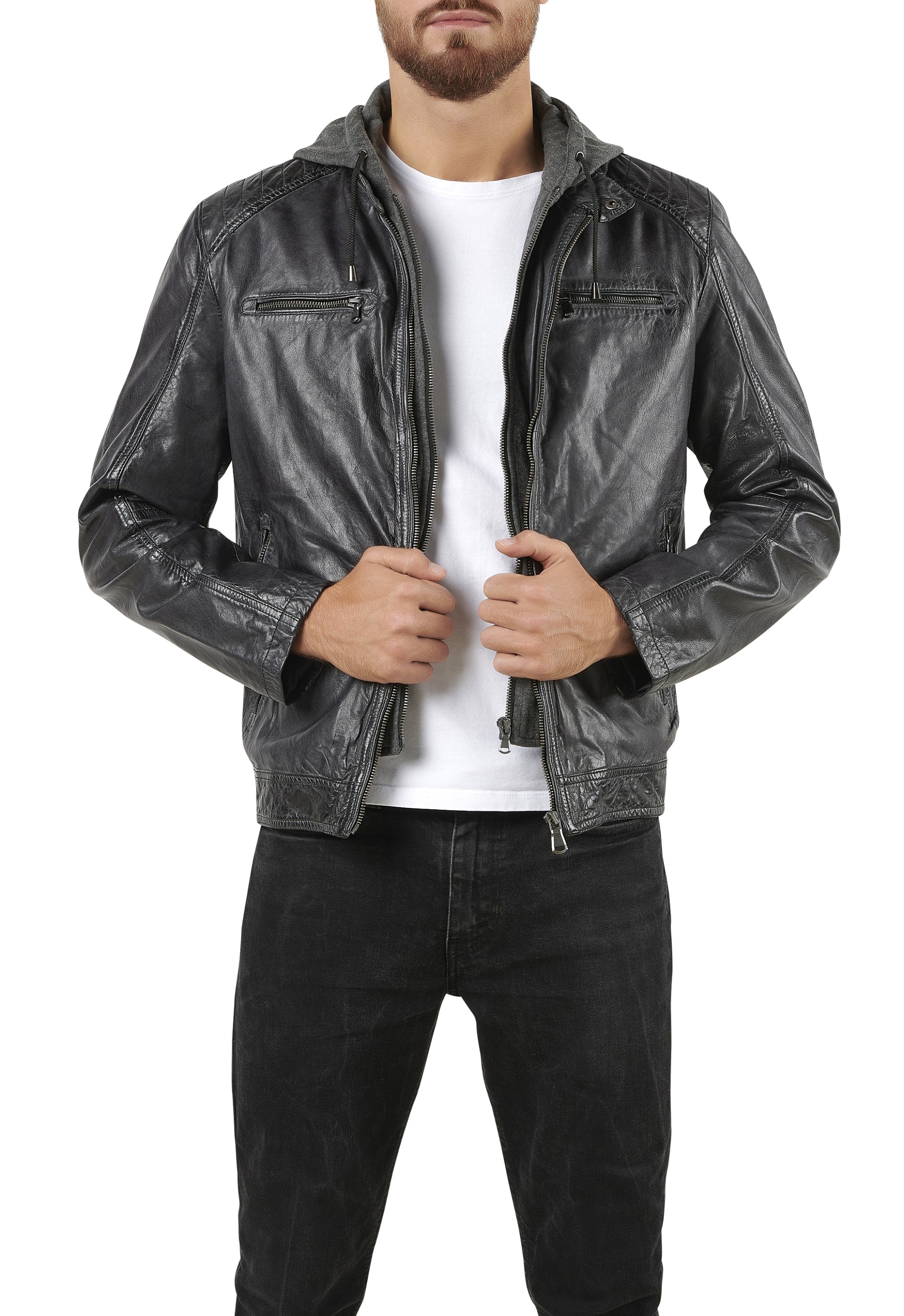 Blusão em pele Paul