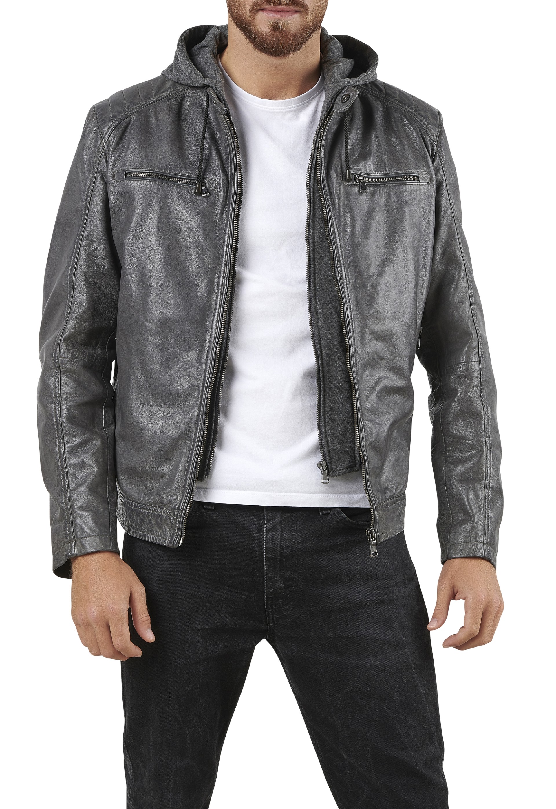 Blusão em pele Paul