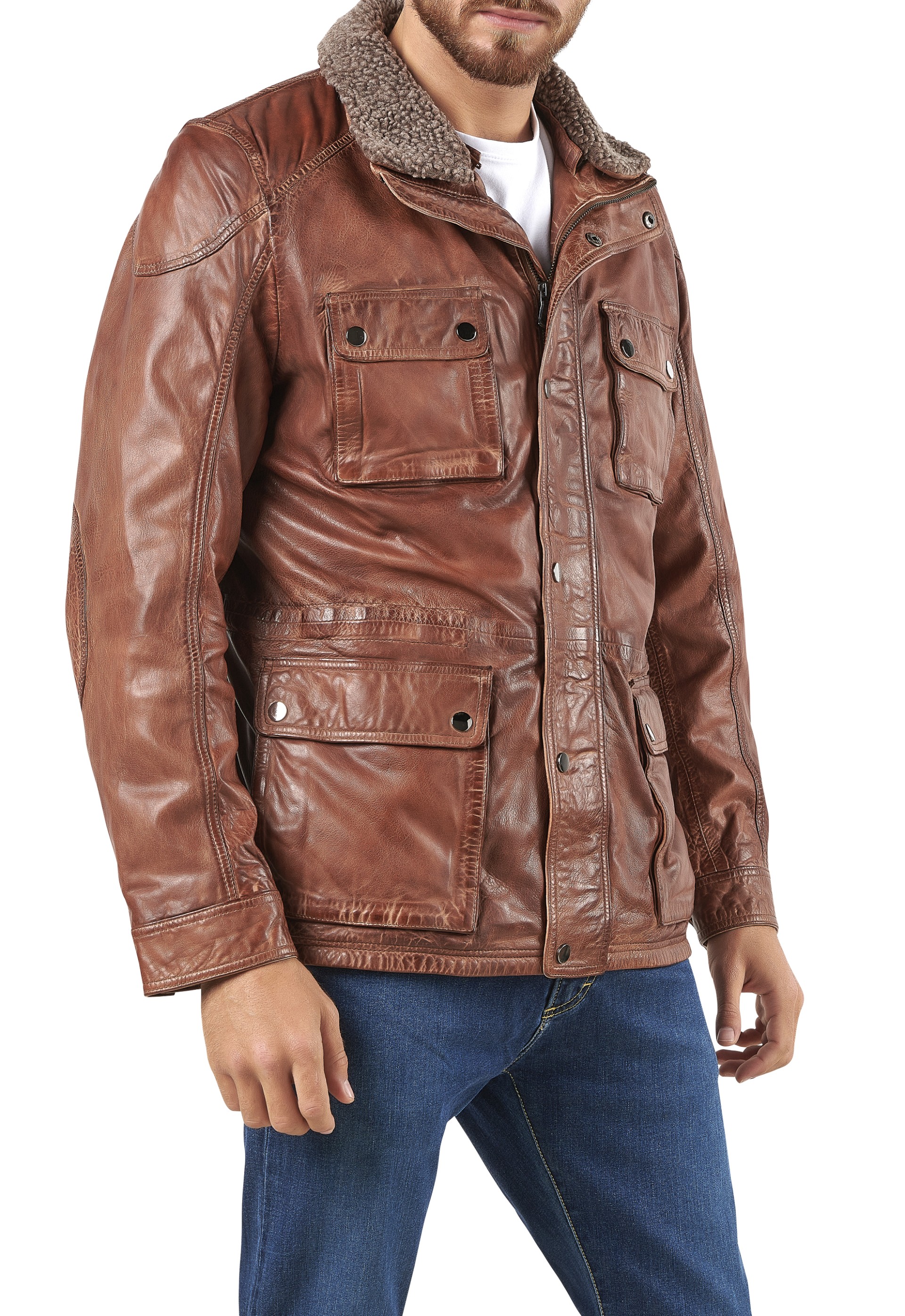 Parka em pele Lourenço